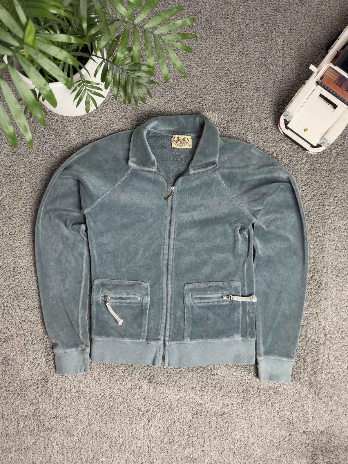 Juicy Couture Juicy Couture Vintage Velour Track Jacket Y2K Retro M/S Size S / US 4 / IT 40 - 1 Thumbnail
