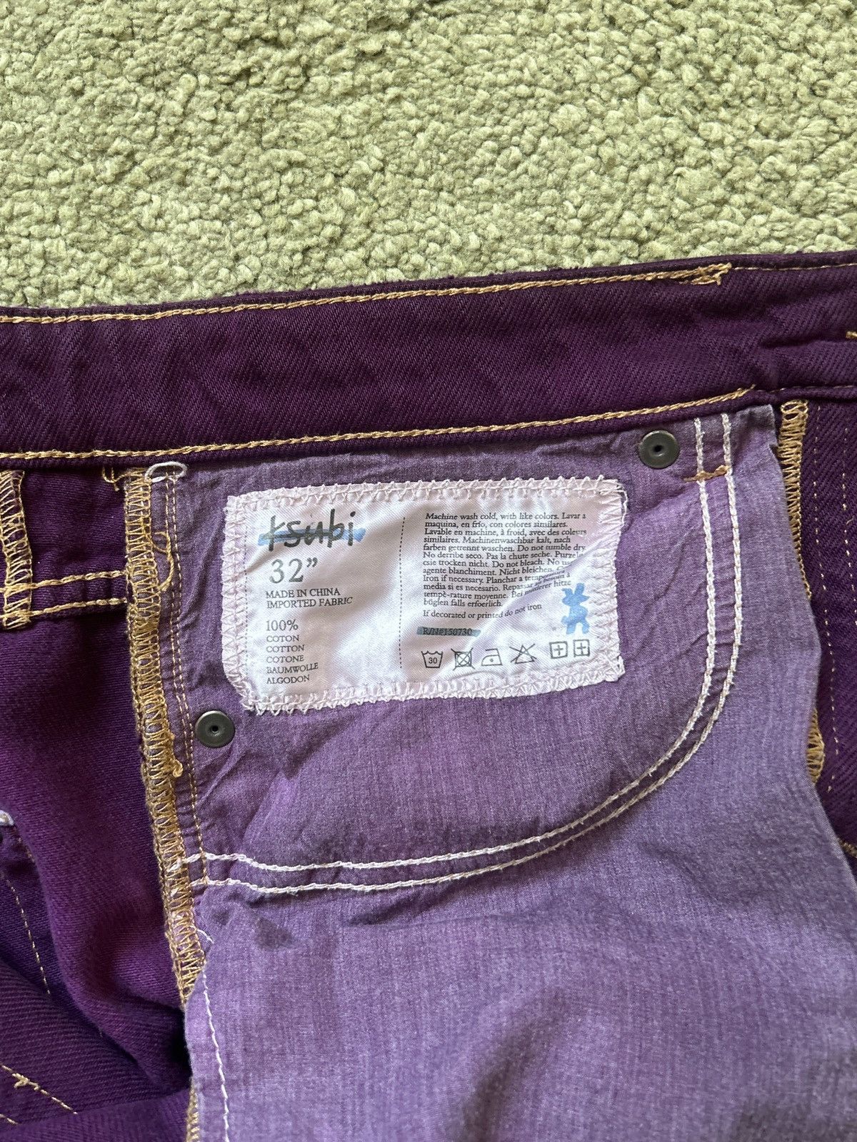 Japanese Brand Purple hand made denim Size US 32 / EU 48 - 6 Thumbnail