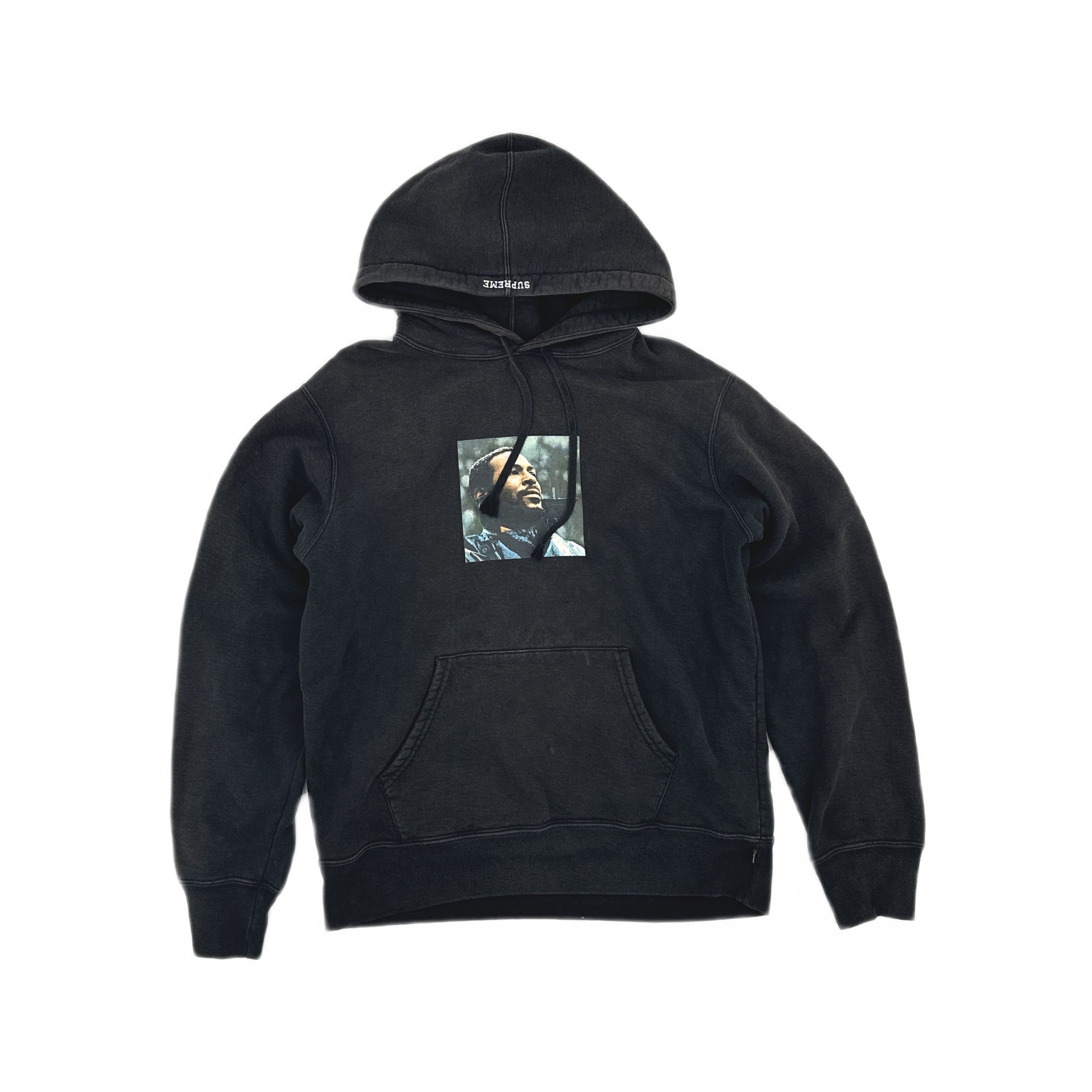 Supreme Supreme Big Logo Jacquard Hooded Sweatshirt Black size M