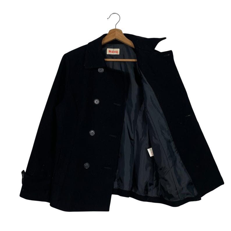 Japanese Brand L& Beatiful Double Breasted Wool Jacket Size US M / EU 48-50 / 2 - 6 Thumbnail
