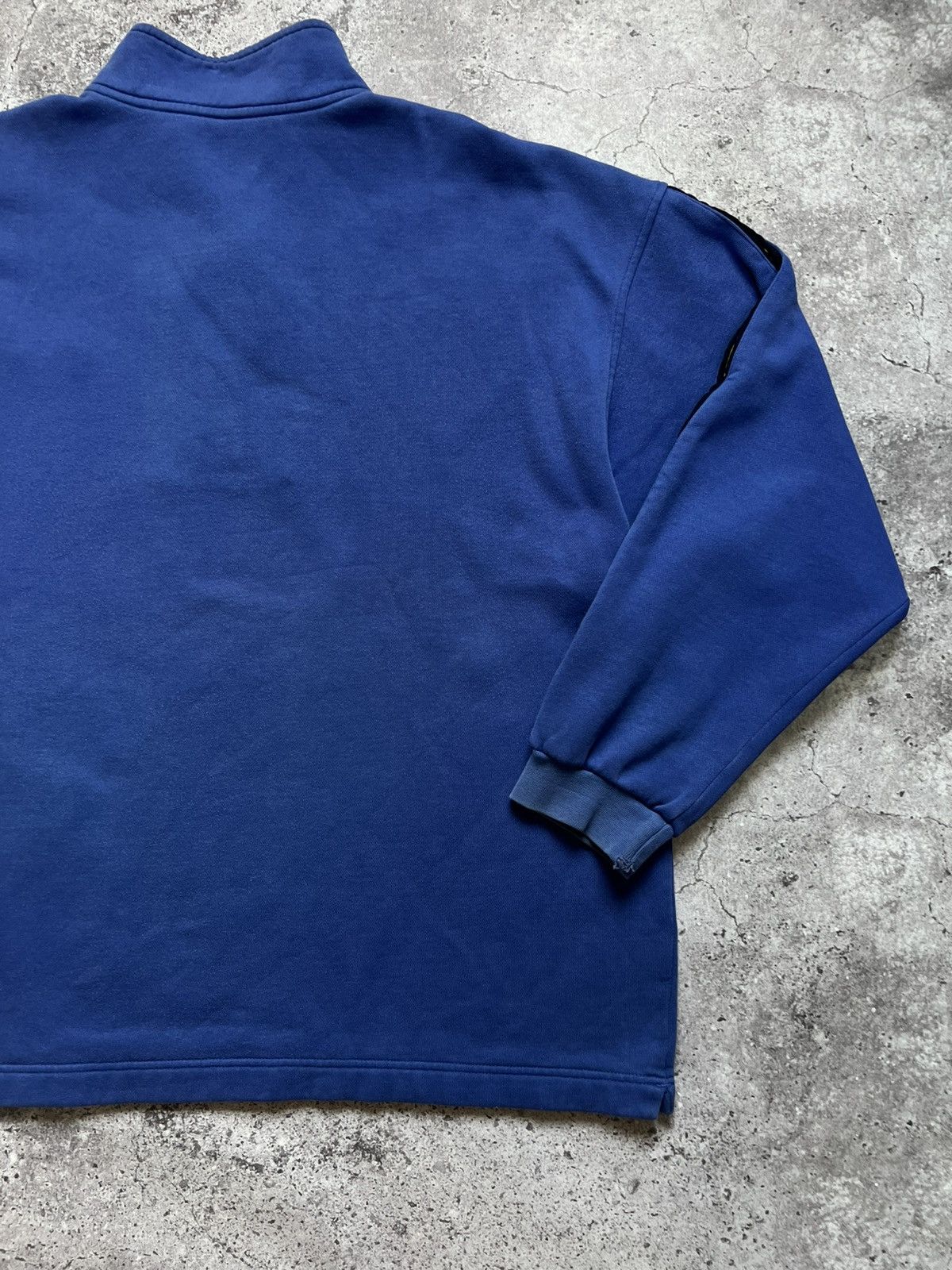 Vintage Vintage 90s Nike Sweatshirt 1/4 Zip Blue Size US XL / EU 56 / 4 - 17 Thumbnail