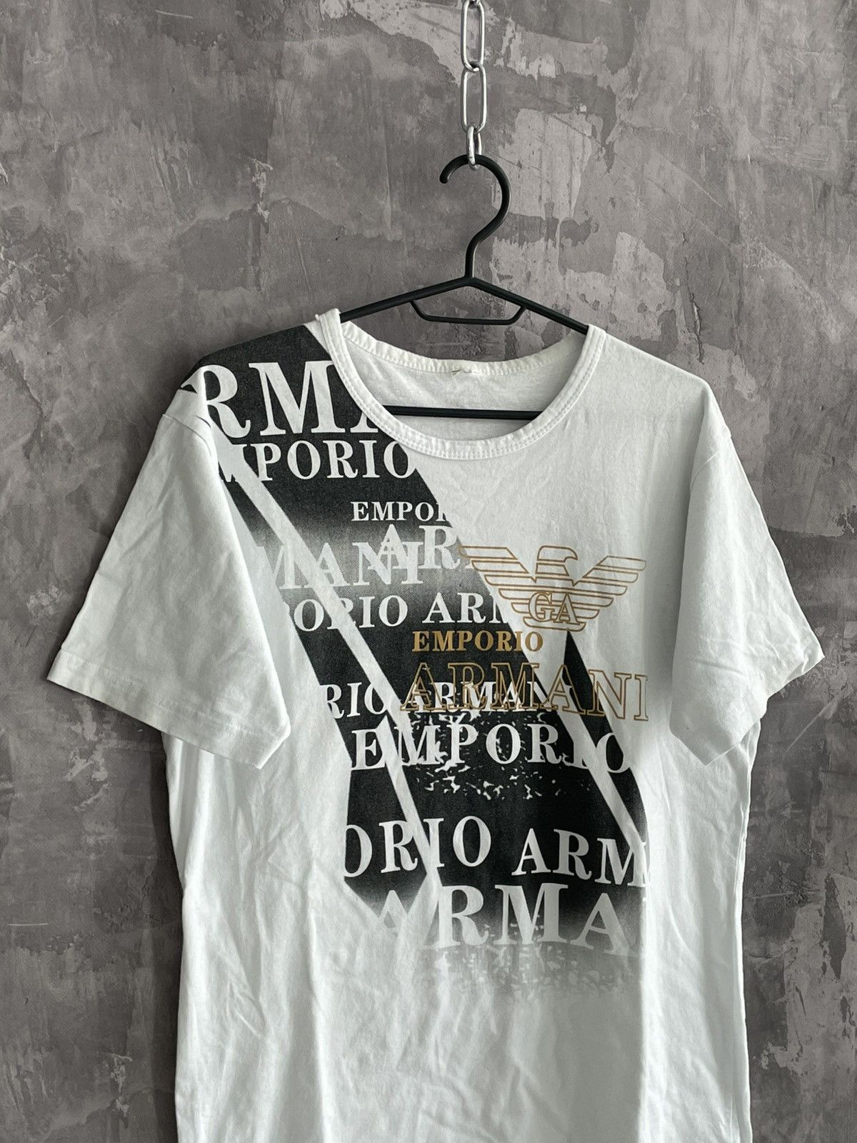 Hysteric Glamour × Le Grande Bleu (L.G.B.) Vintage Y2K Hysteric Glamour Style Logo Armani T shirt Size US M / EU 48-50 / 2 - 7 Thumbnail