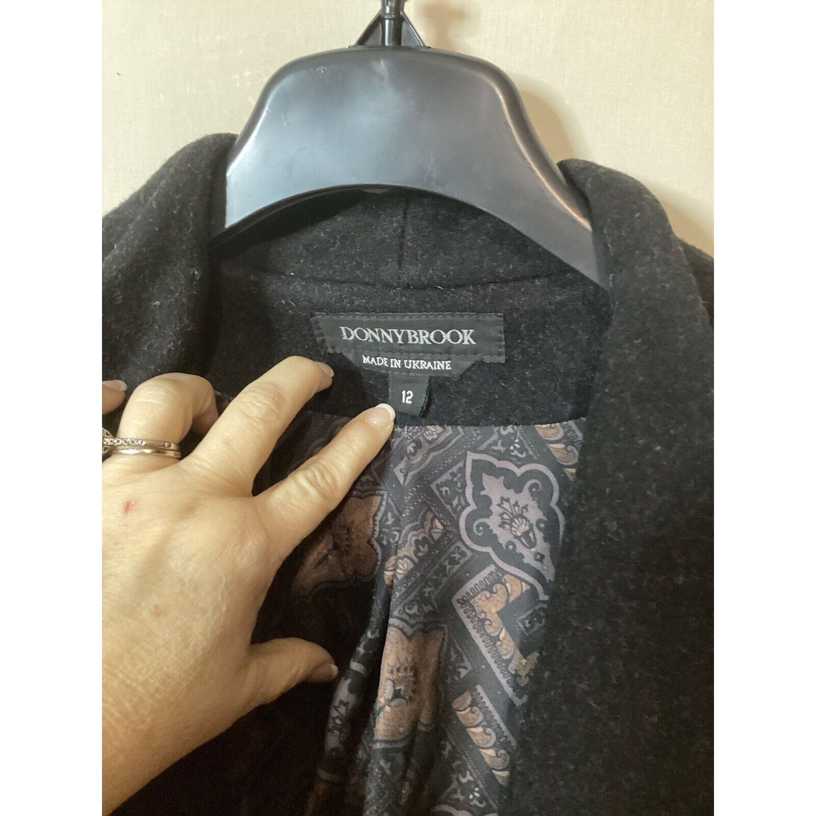 & Other Stories VGT Donny Brook Women’s Double Breasted Pea Coat Size 12 Size XL / US 12-14 / IT 48-50 - 13 Thumbnail