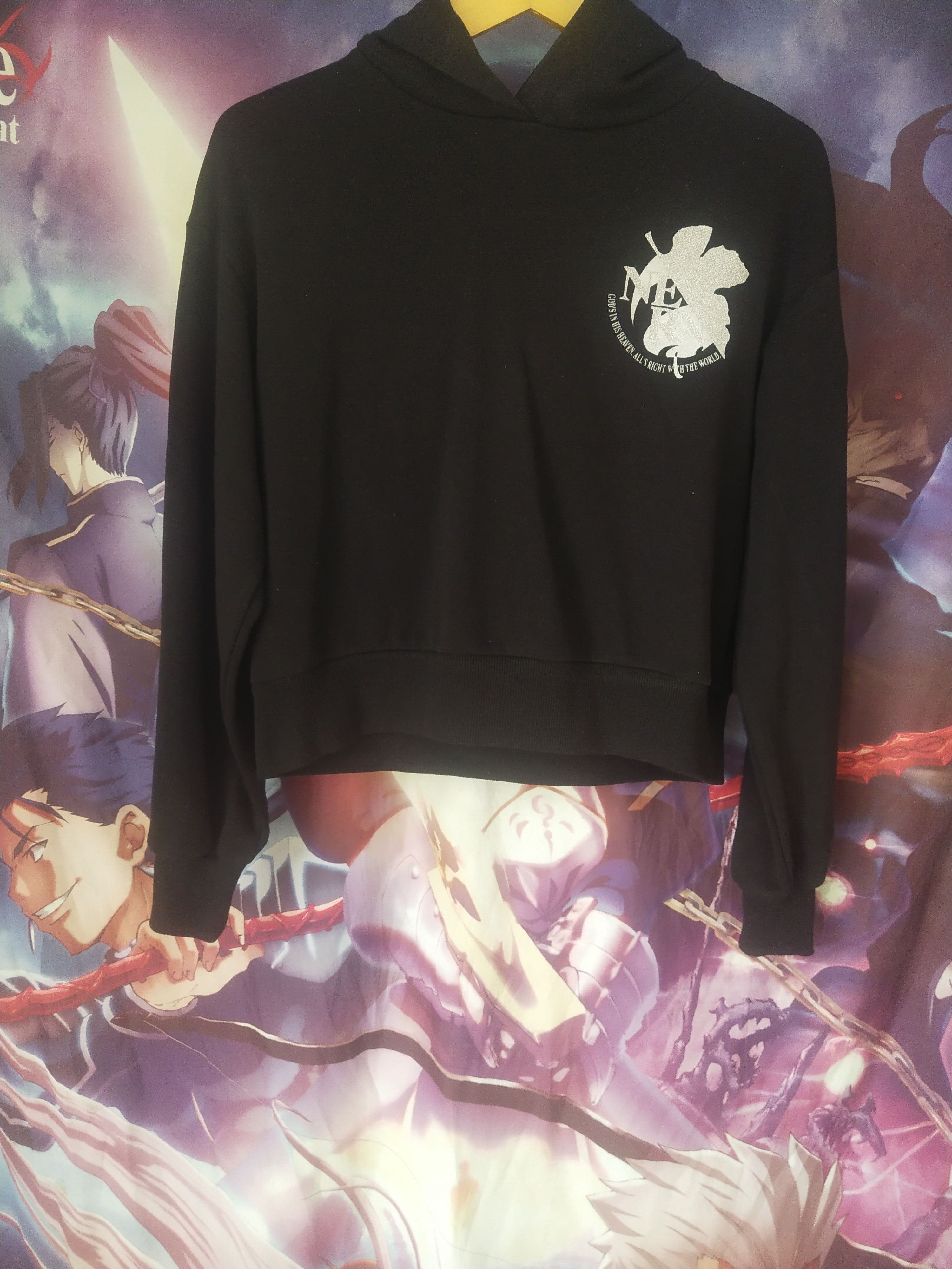 20471120 Neon Genesis Evangelion GU NERV Anime Cropped Hoodie Size M / US 6-8 / IT 42-44 - 1 Thumbnail