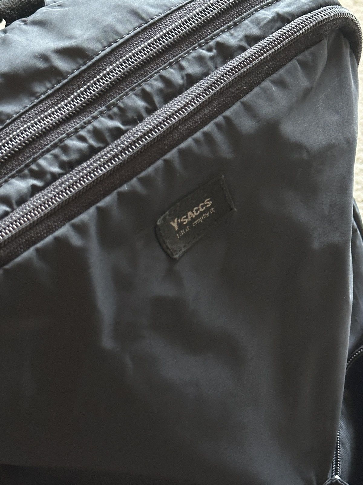 Yohji Yamamoto 2000s Yohji Yamamoto Y’saccs Nylon Backpack Size ONE SIZE - 10 Thumbnail