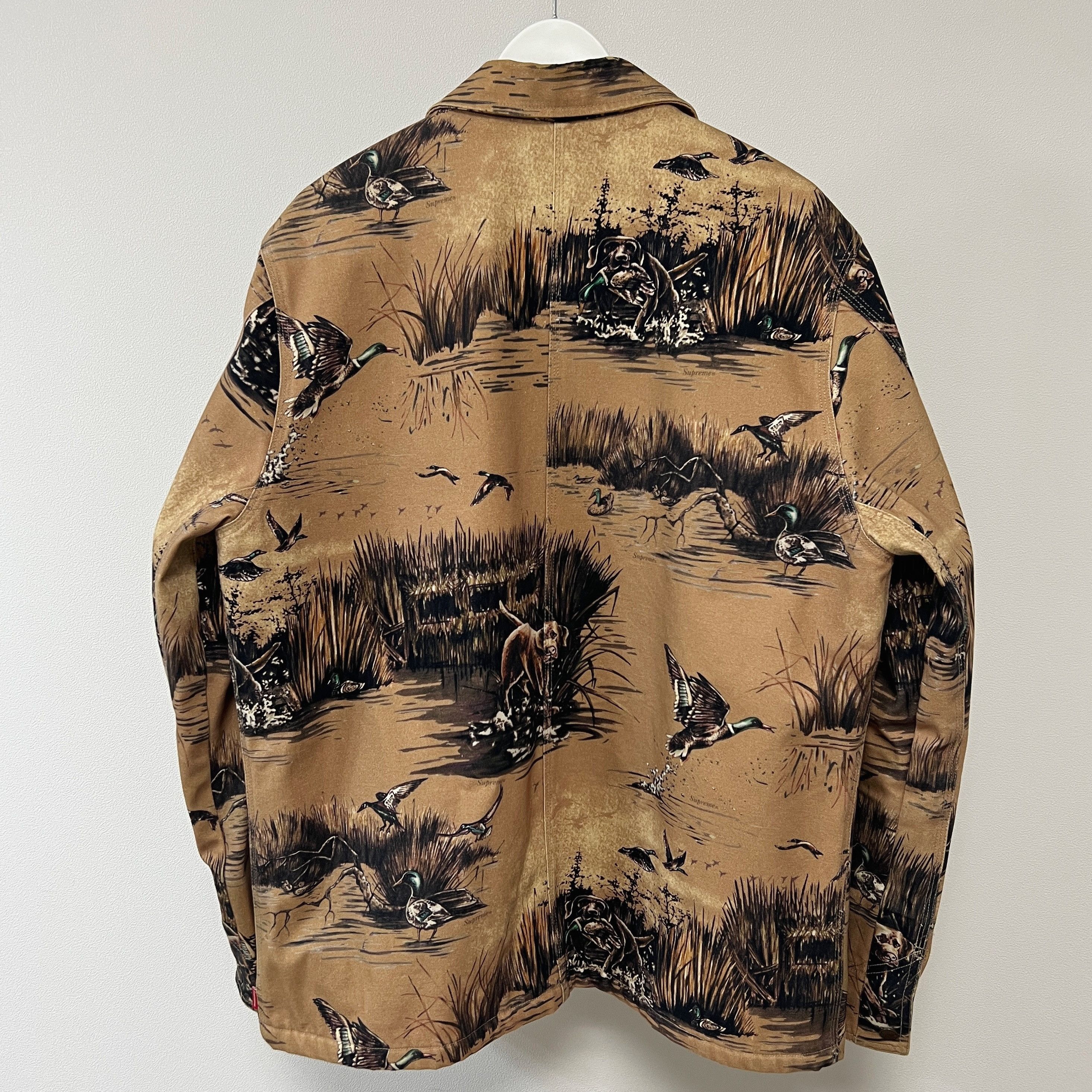 Supreme Supreme FW12 Dogs and Ducks Chore Coat Tan Size US XL / EU 56 / 4 - 2 Thumbnail