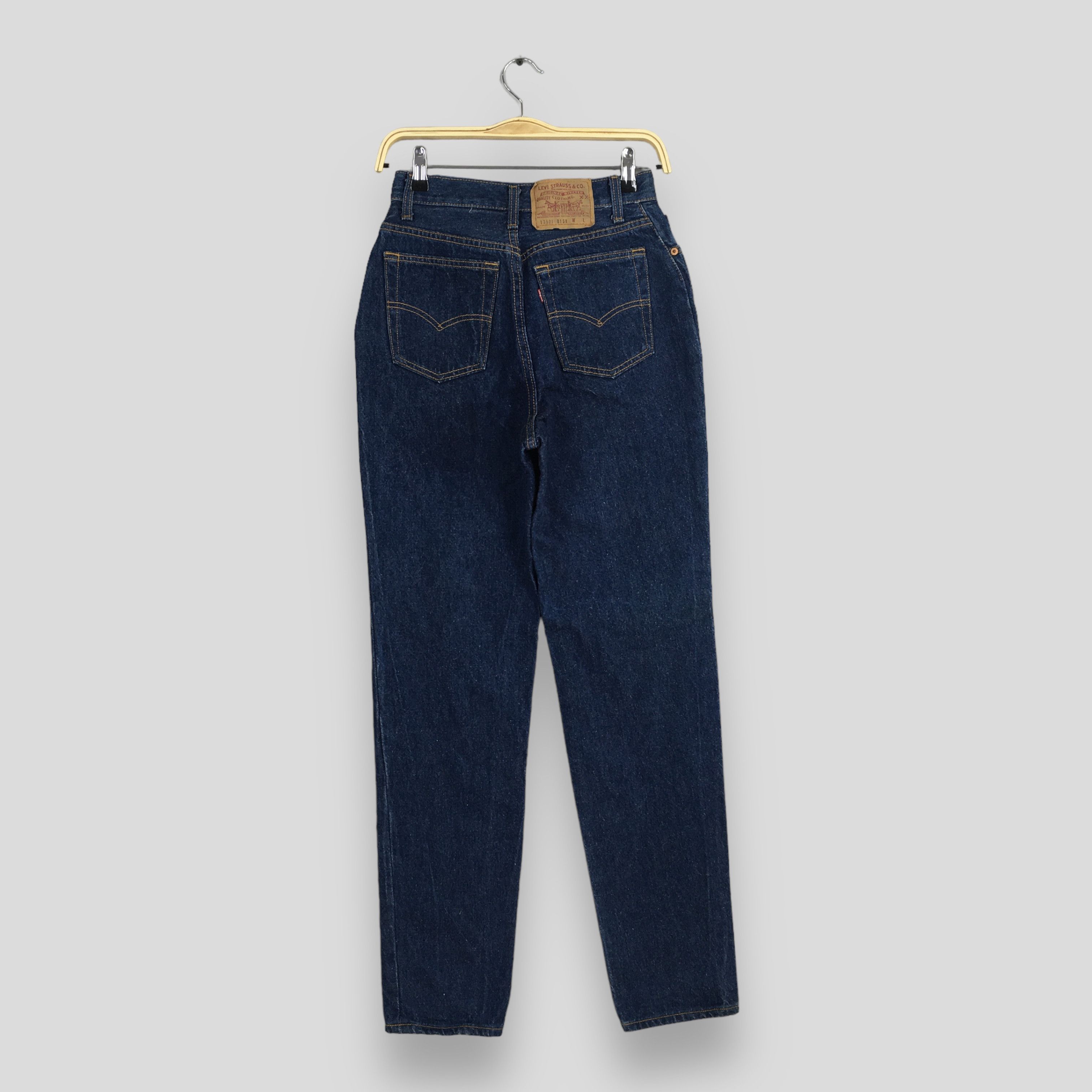 Levi's Size 23x31 Vintage 90s Levi's 501 Faded Blue Jeans S334 Size 23" - 10 Thumbnail