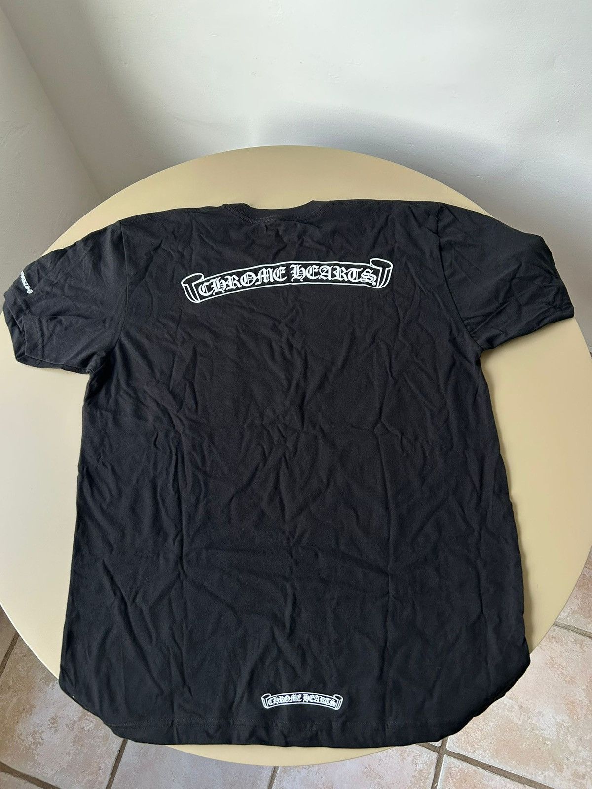 Chrome Hearts Chrome Hearts Scroll Logo t-shirt black Size XL Size US XL / EU 56 / 4 - 1 Thumbnail