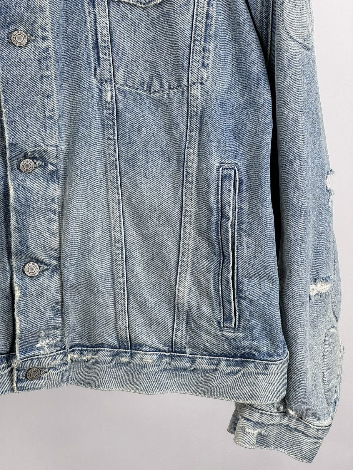 Balenciaga × Gap × Kanye West Padded Denim Jacket L Size US L / EU 52-54 / 3 - 4 Thumbnail