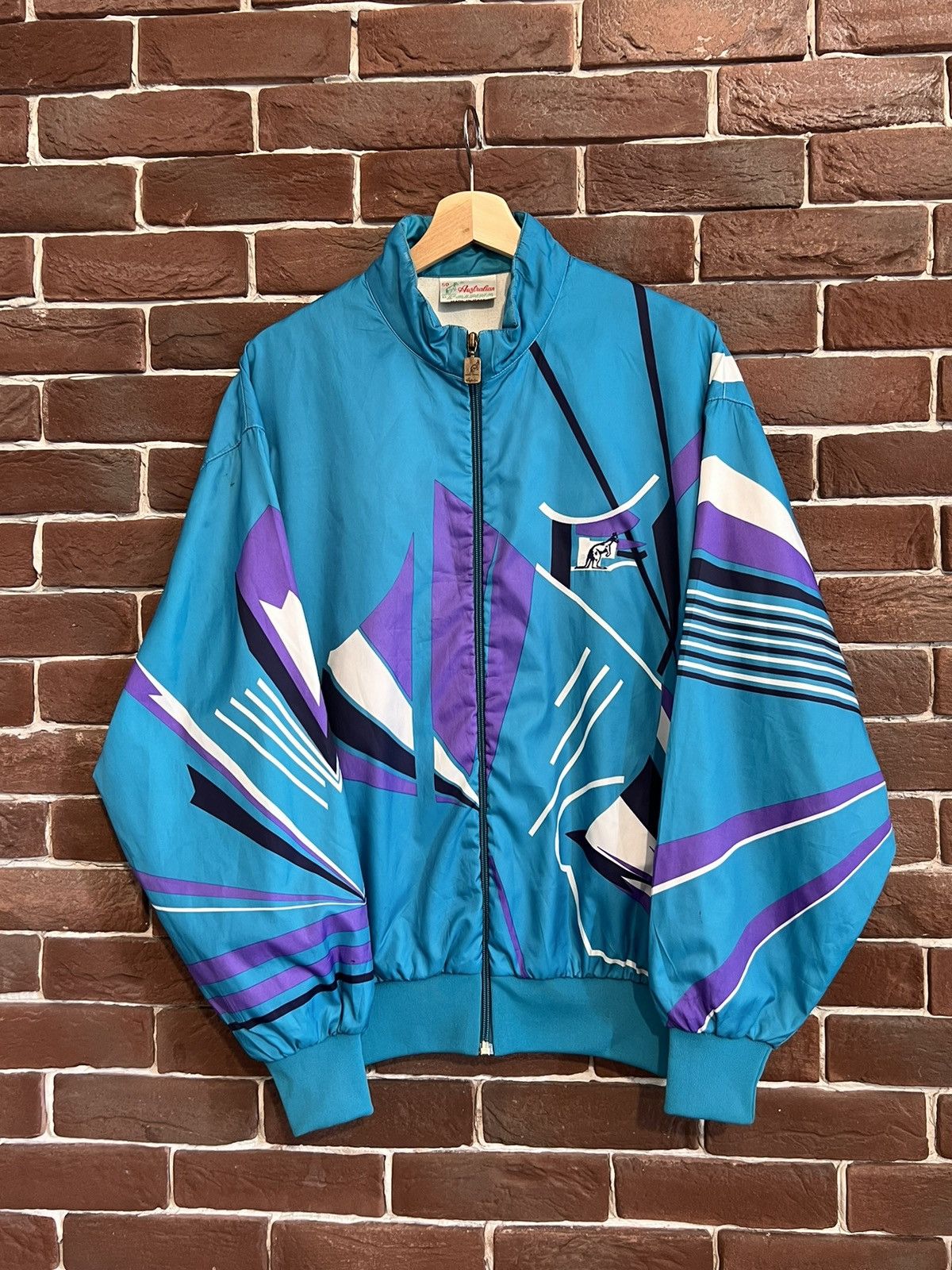 image of Thunderdome x Vintage Australian 90's Tracksuit M Jacket Grail Gabber Wear in Blue (Size Medium)