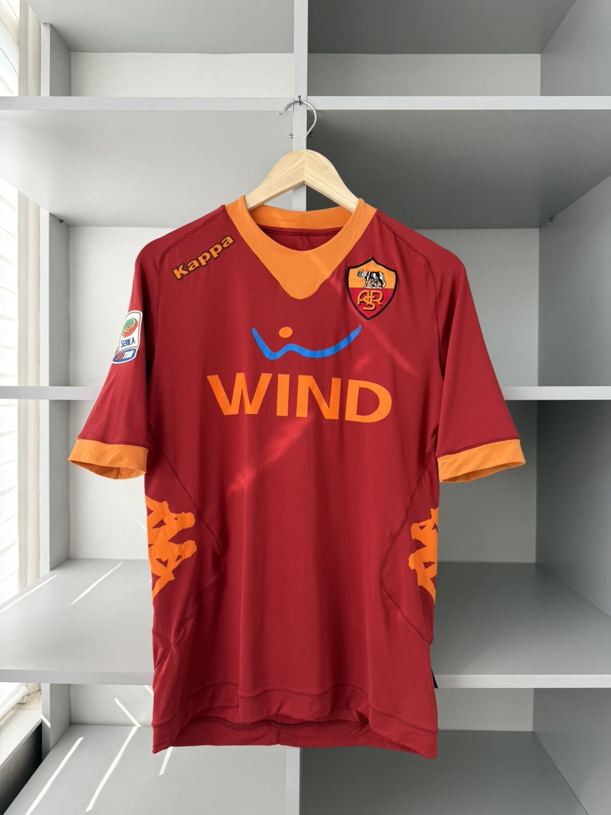 Kappa Kappa AS Roma Italy Tim 2011 2012 Home Jersey Size US M / EU 48-50 / 2 - 1 Thumbnail