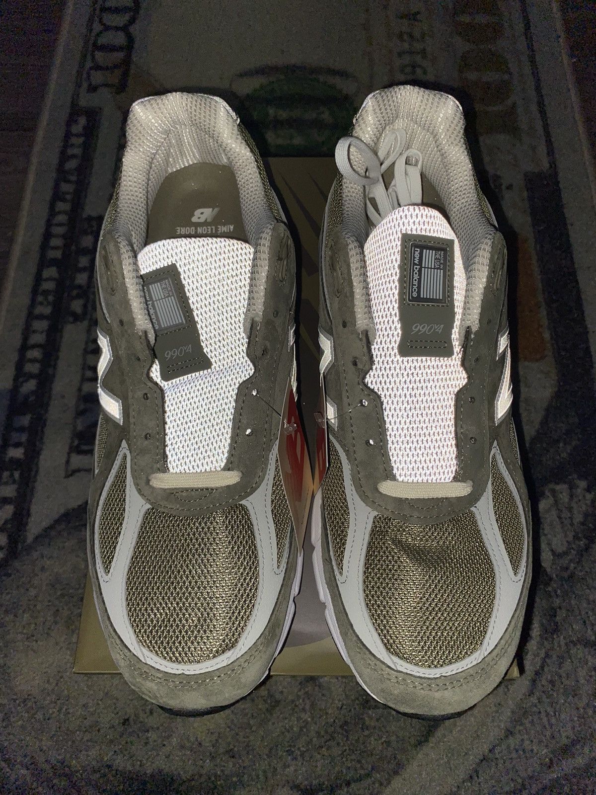 Aime Leon Dore × New Balance New Balance 990v4 MiUSA Aime Leon Dore True Camo ALD Size US 12 / EU 45 - 4 Thumbnail