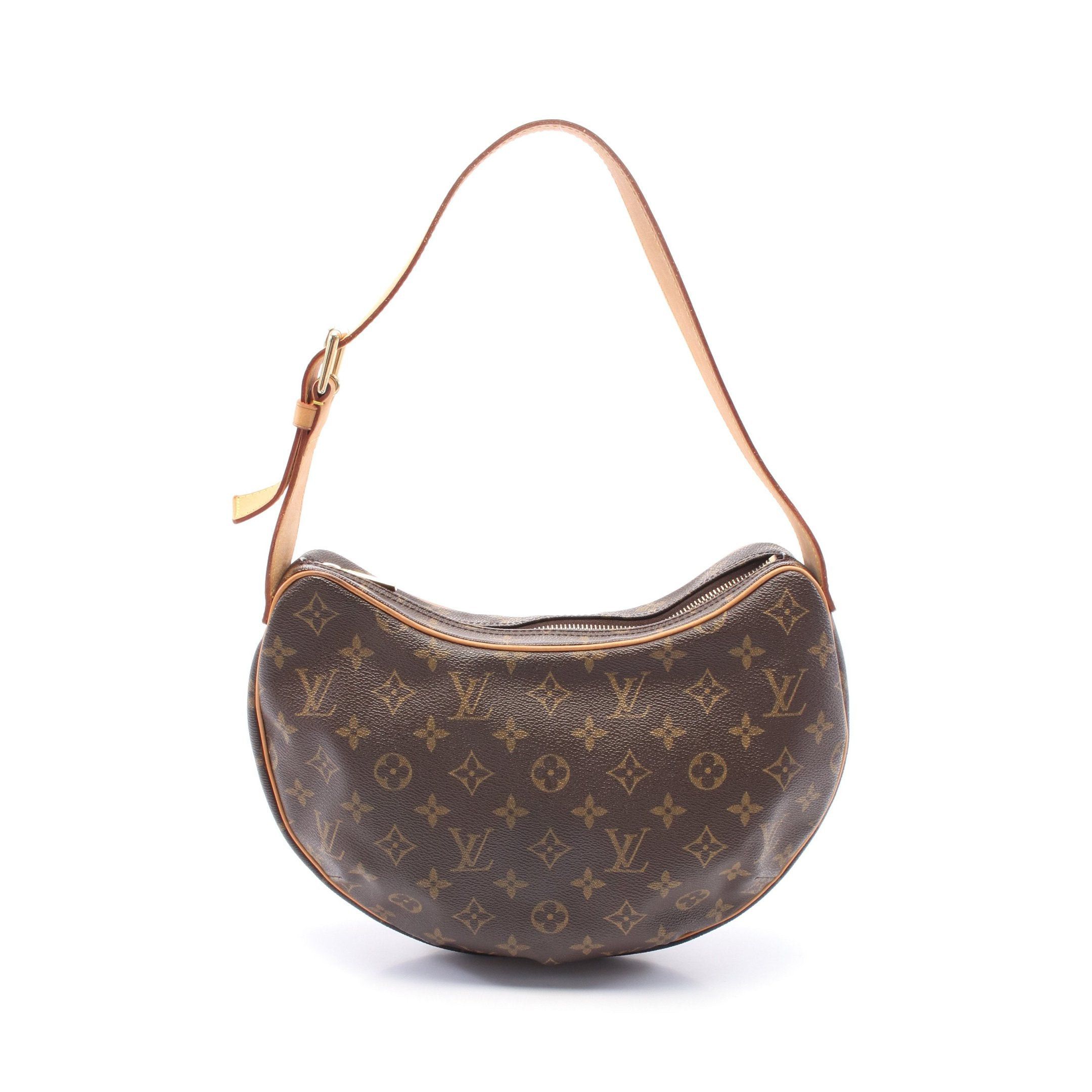 Louis Vuitton Louis Vuitton Croissant Mm Monogram Shoulder Bag Leather Brown Size ONE SIZE - 1 Thumbnail