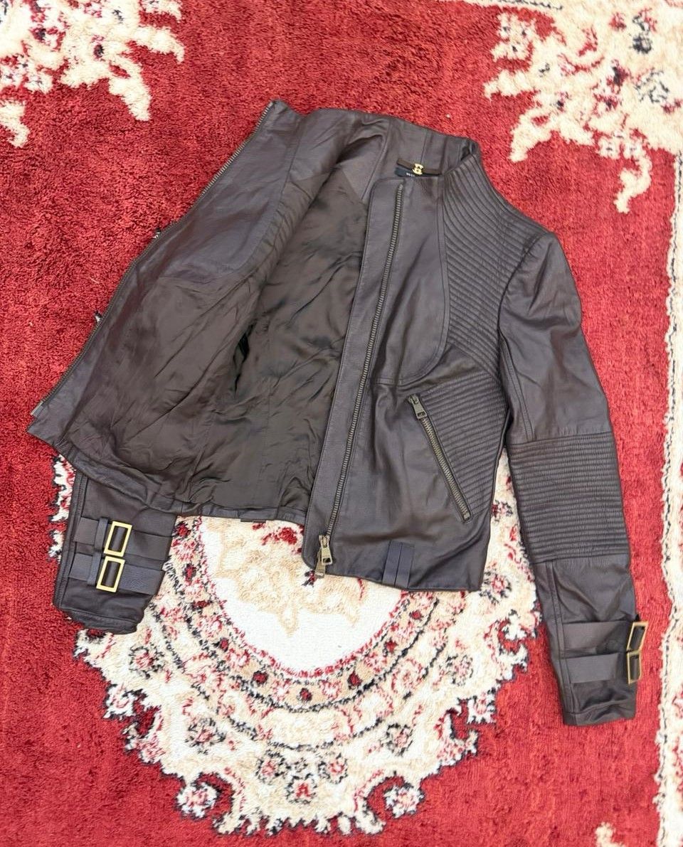 Gucci Gucci Vintage Women’s Leather Jacket Tom Ford Era Y2k 42IT Size M / US 6-8 / IT 42-44 - 4 Thumbnail