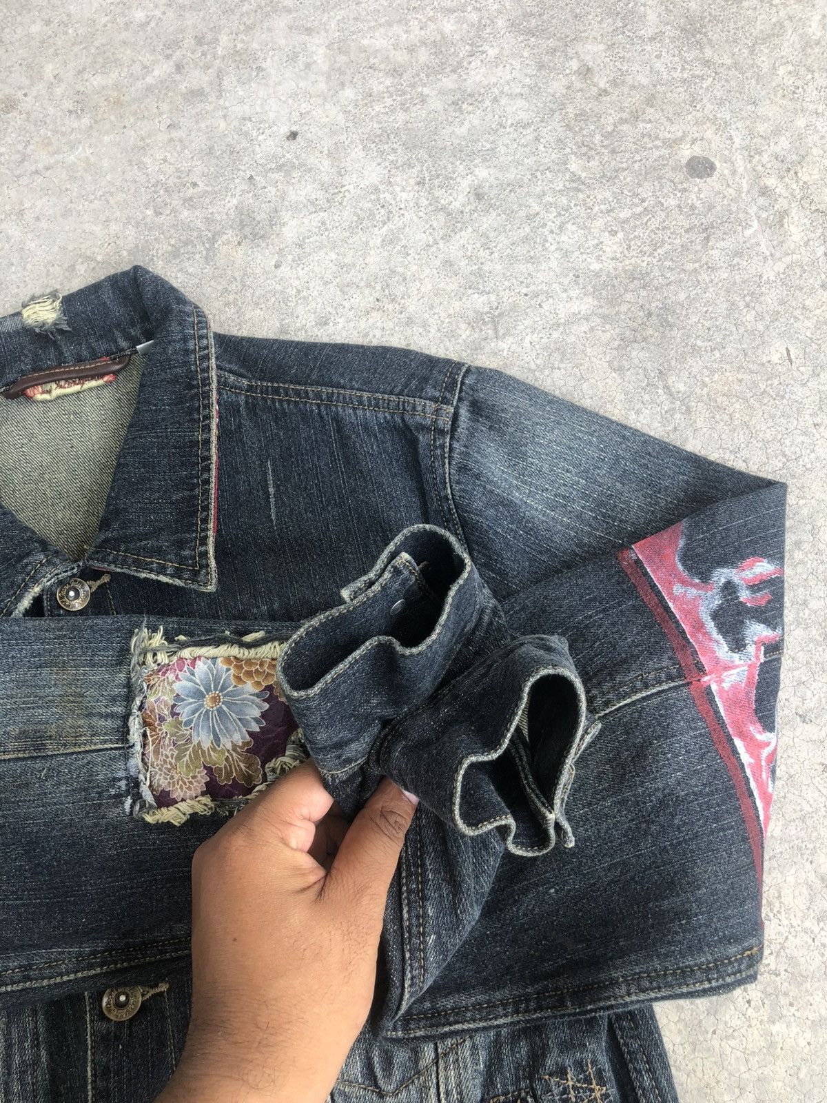 Japanese Brand Japanese Gumu Sashiko jacket Denim Jacket Patchwork Size US M / EU 48-50 / 2 - 18 Thumbnail