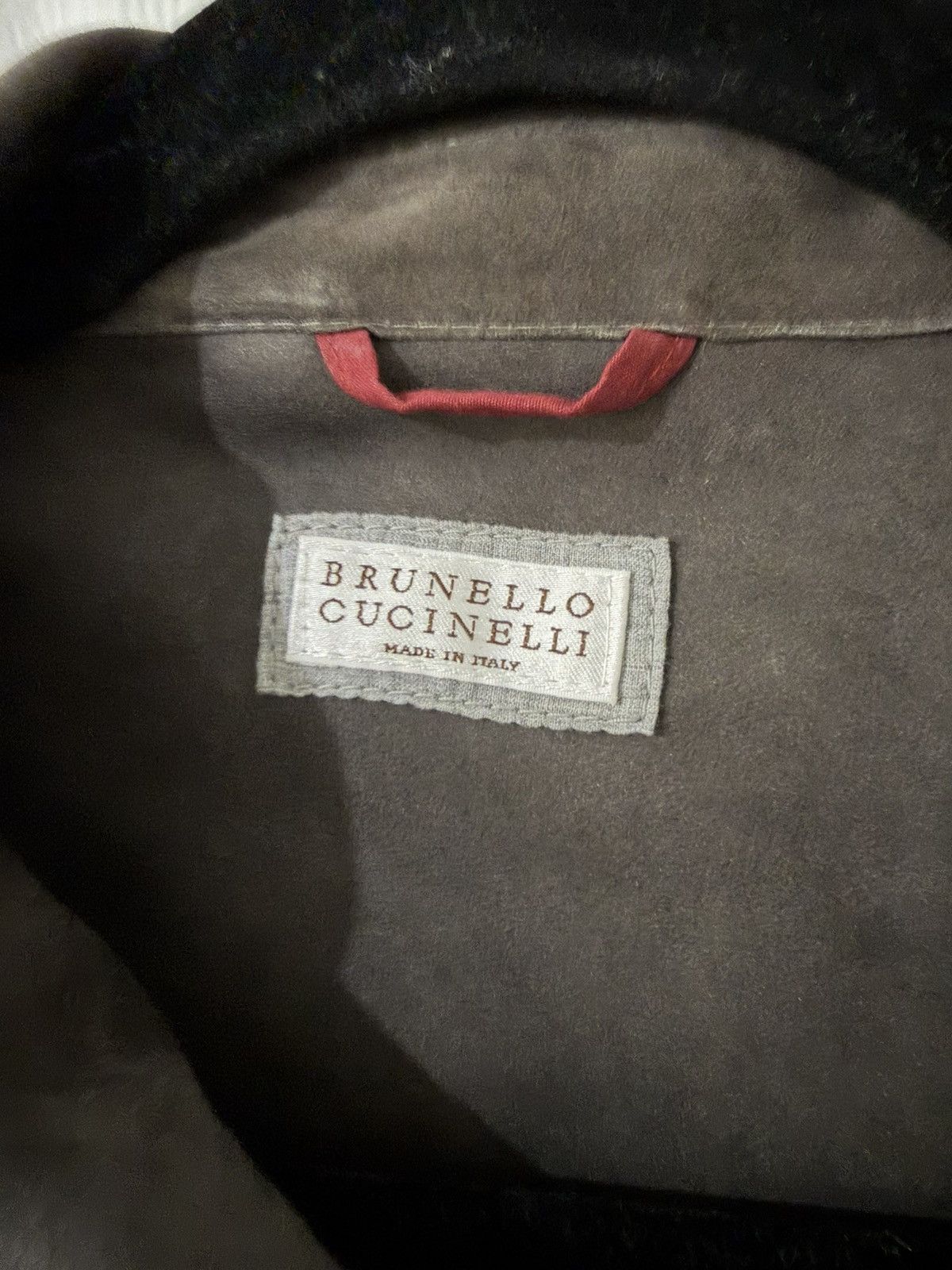 Brunello Cucinelli Brunello Cucinelli Mushroom Brown Suede Bomber Jacket Size US XXL / EU 58 / 5 - 3 Thumbnail