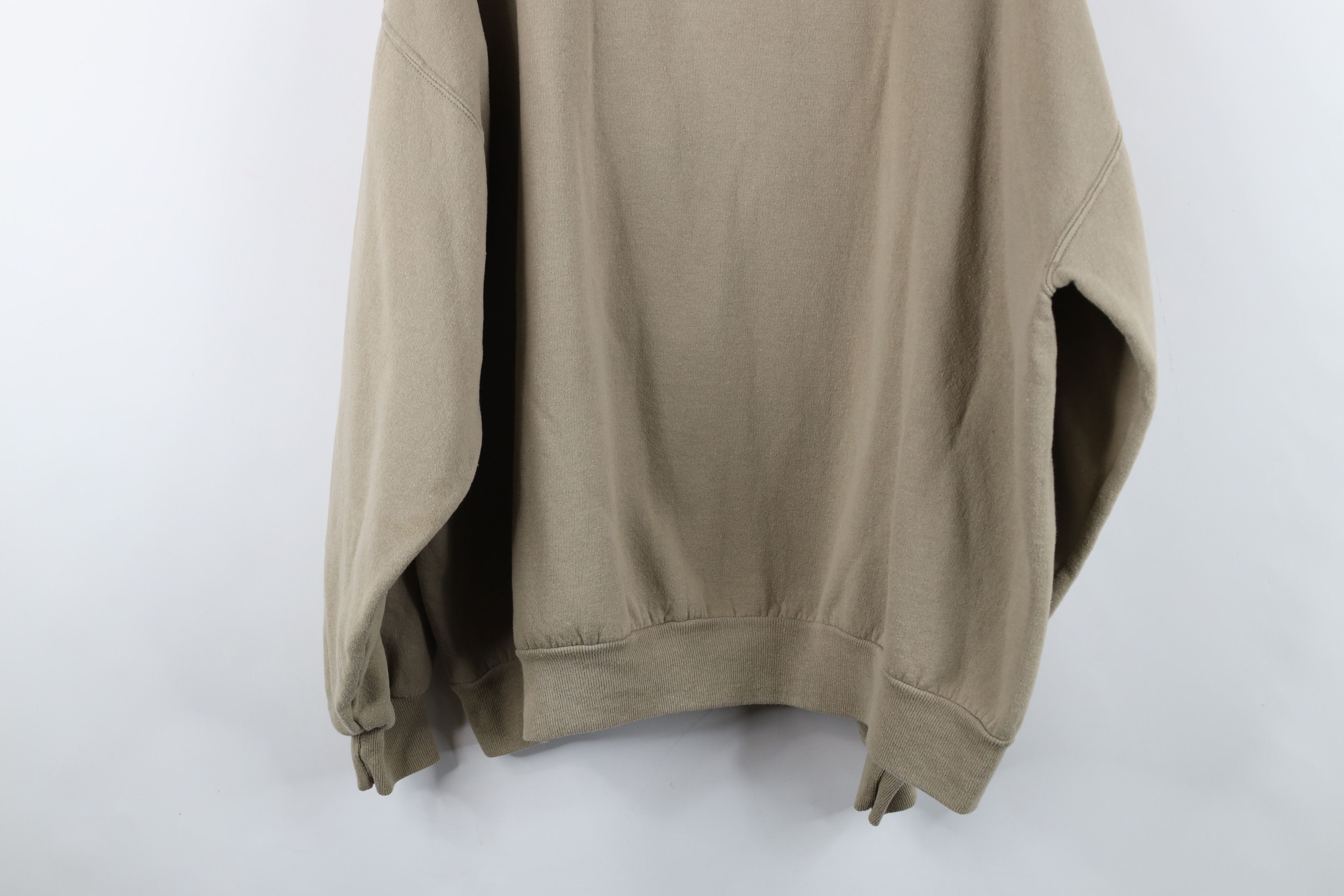 Vintage Vintage 90s Patchwork Bear Heart Layered Sweatshirt Brown Size XXL / US 16-18 / IT 52-54 - 11 Thumbnail