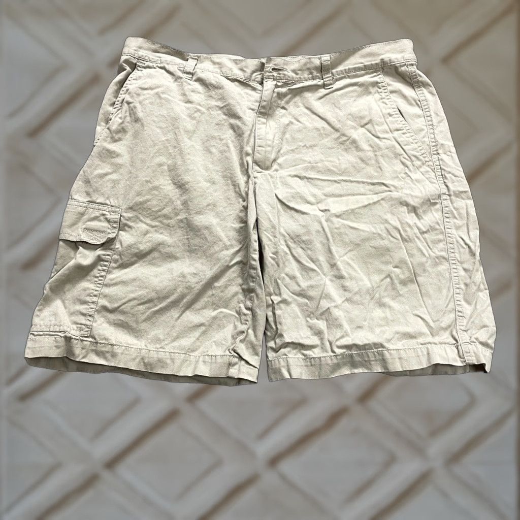 Vintage Columbia Cargo Shorts Mens 36 Brown Cotton Flat Front Casual Outdoor Active 36x9 Size US 36 / EU 52 - 1 Thumbnail