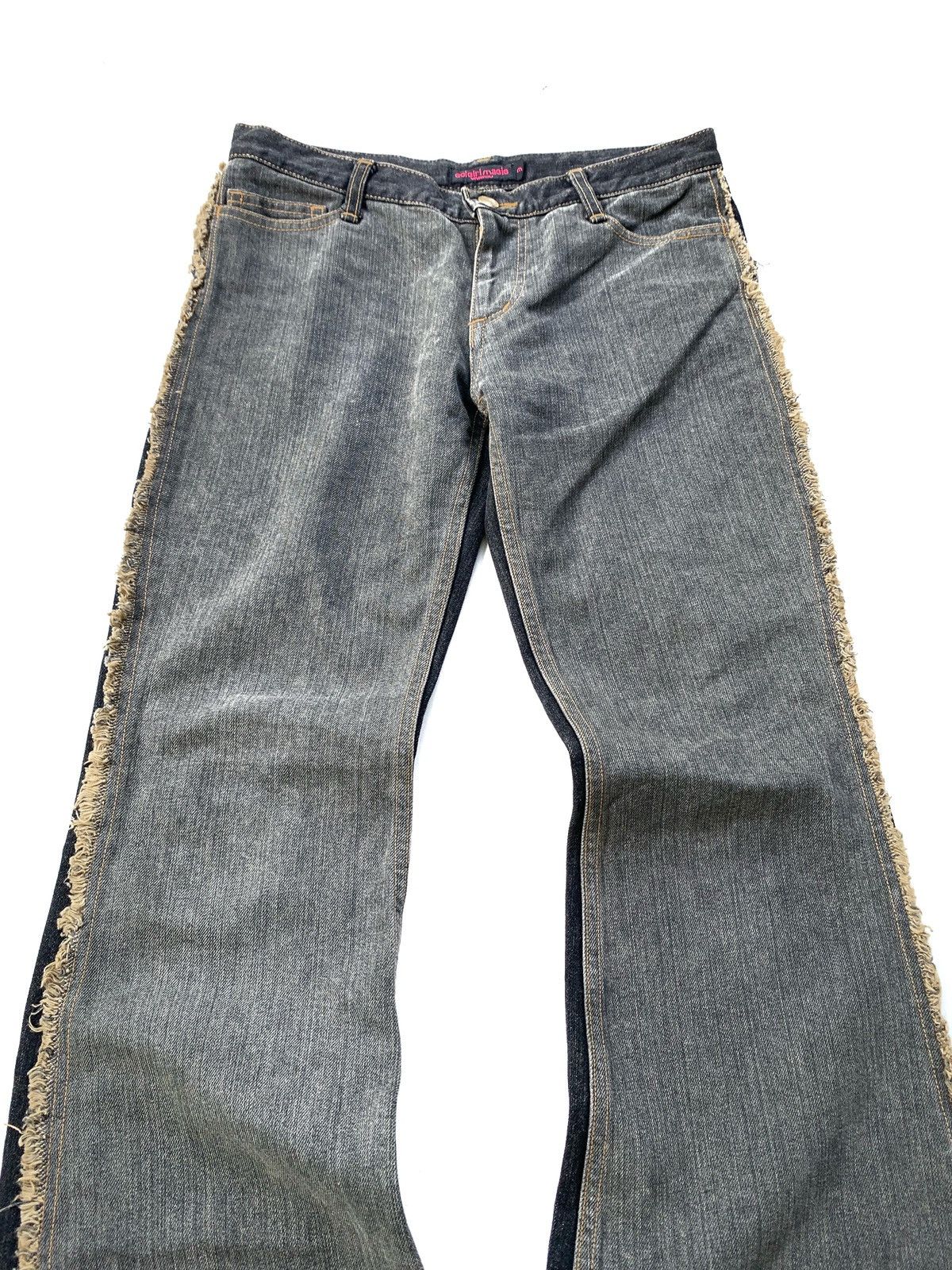 Japanese Brand 2000s Japanese Brand Coi Girl Magic Dual Tone Flared Pants Size US 28 / EU 44 - 2 Thumbnail