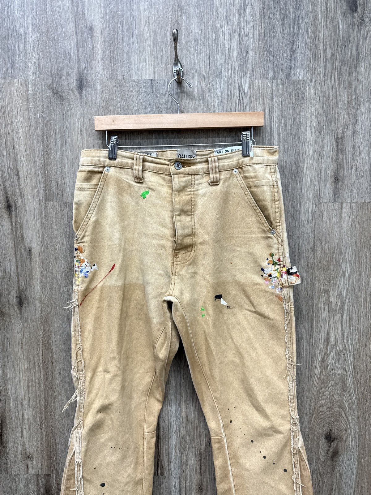 Gallery Dept. Gallery Dept Beige Carpenters Pants Size US 33 - 2 Thumbnail
