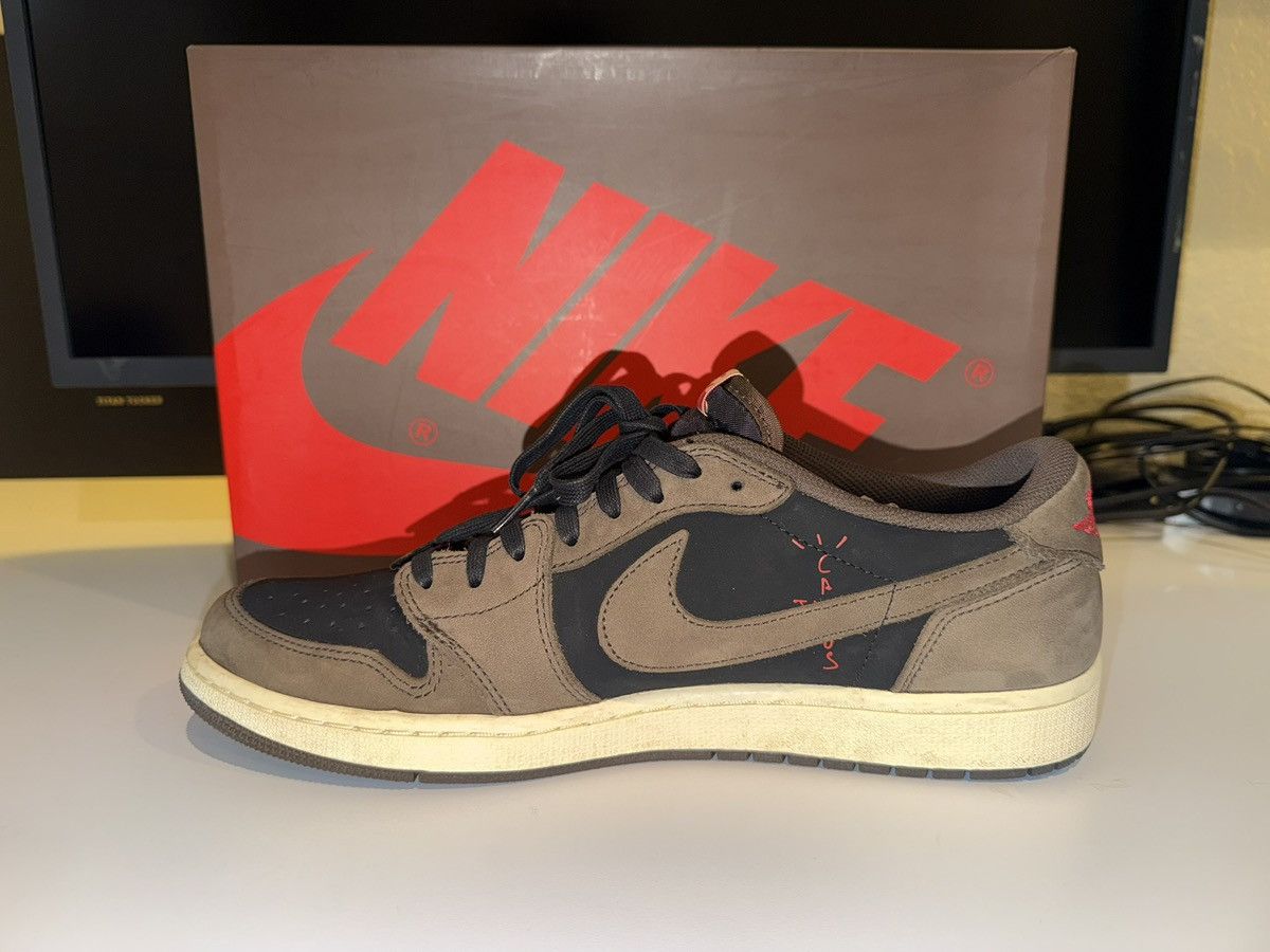 Nike × Travis Scott Nike Air Jordan 1 Low OG SP Travis Scott Mocha Size 12.5 Size US 12.5 / EU 45-46 - 3 Thumbnail