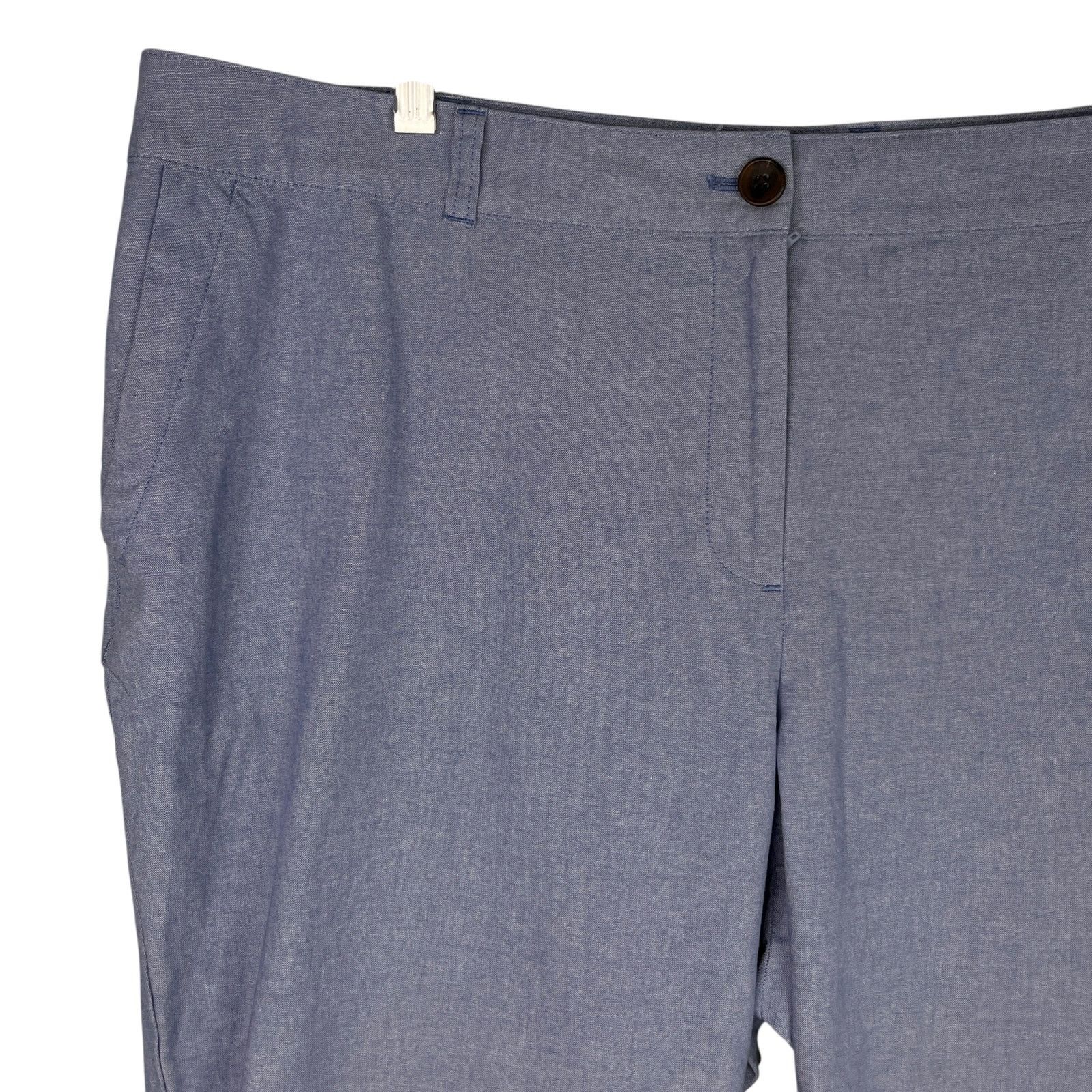 Other Talbots Plus Womens Pants 18W Light Blue Cotton Lightweight Size 40" / US 18 - 7 Thumbnail