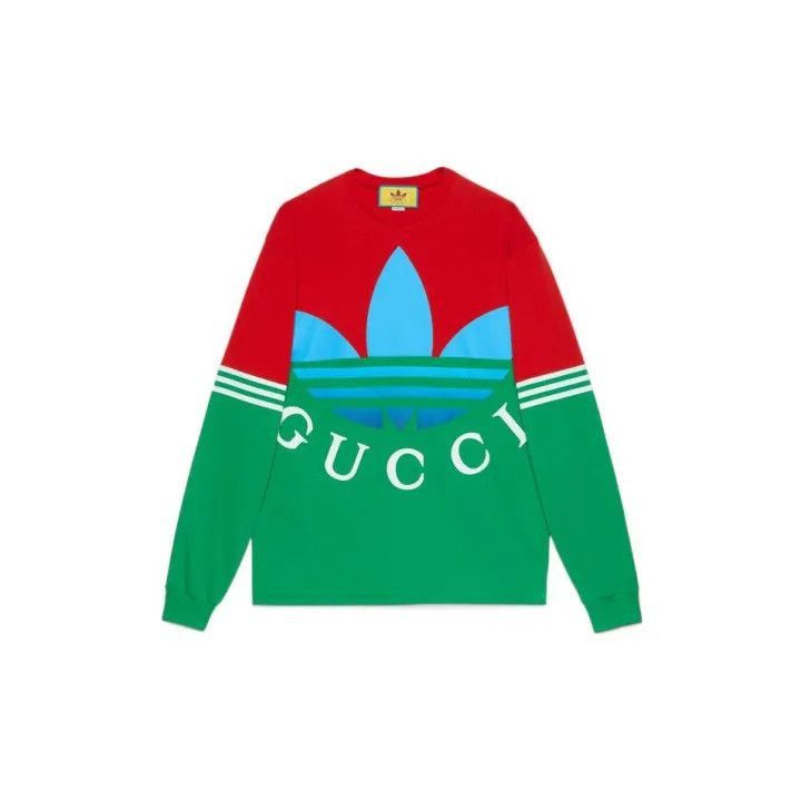 Gucci Gucci x Adidas Colorful Logo Long Sleeve Tee -2506
