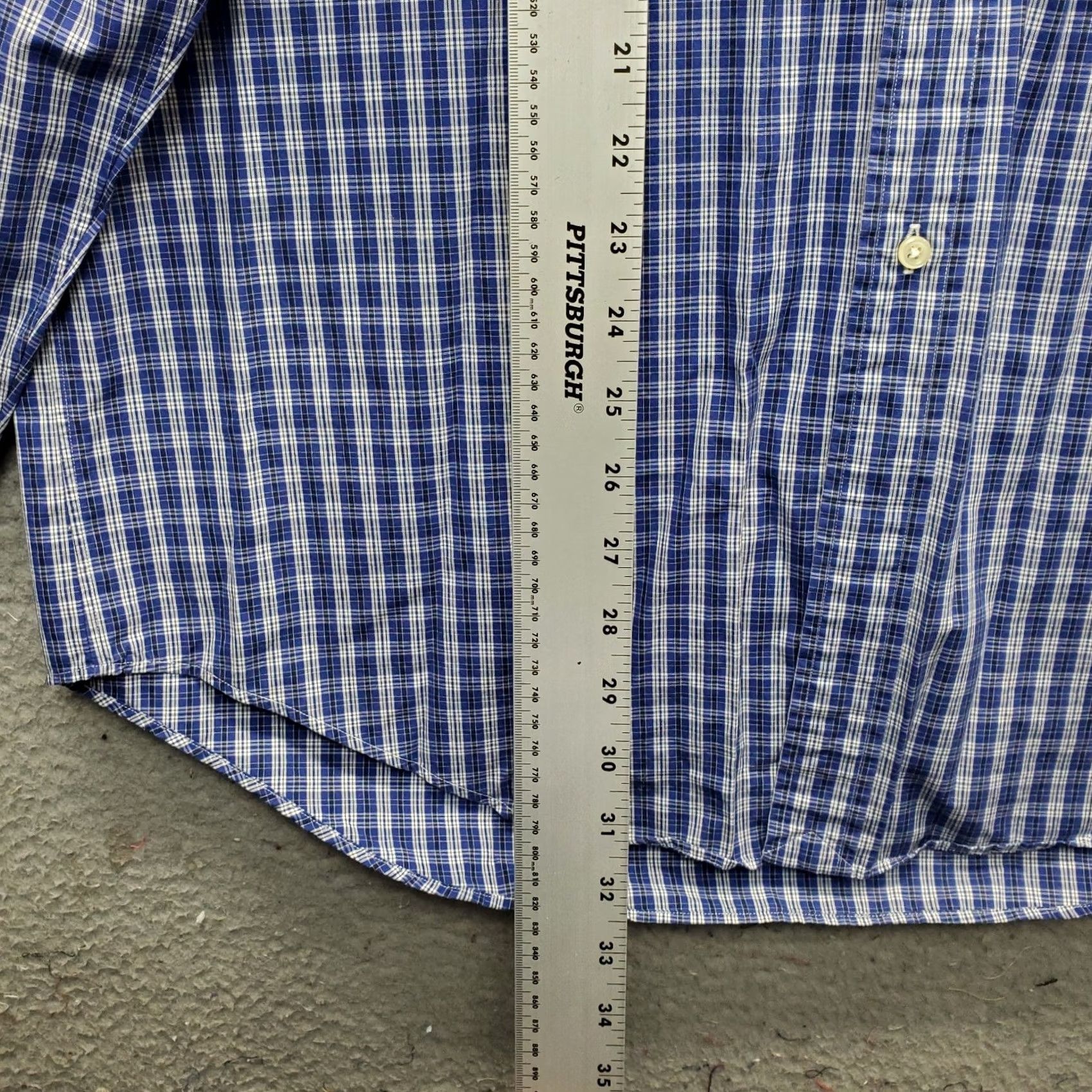 Ralph Lauren Ralph Lauren Dress Shirt Men L Multi Plaid Pony Logo Button Down Size 42R - 3 Thumbnail