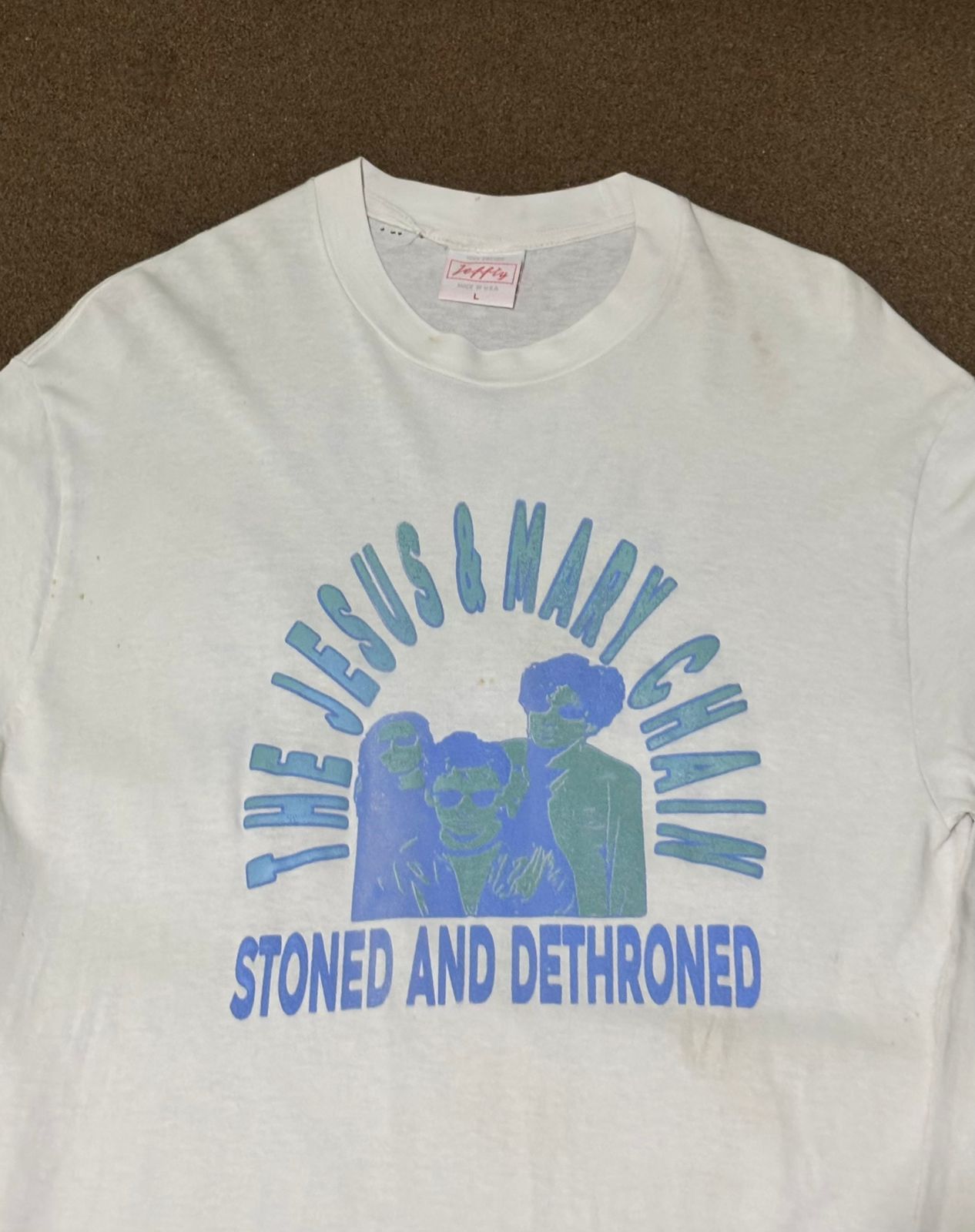 Vintage Vtg Rare The Jesus and Mary Chain tour mazzy star Size US L / EU 52-54 / 3 - 3 Thumbnail