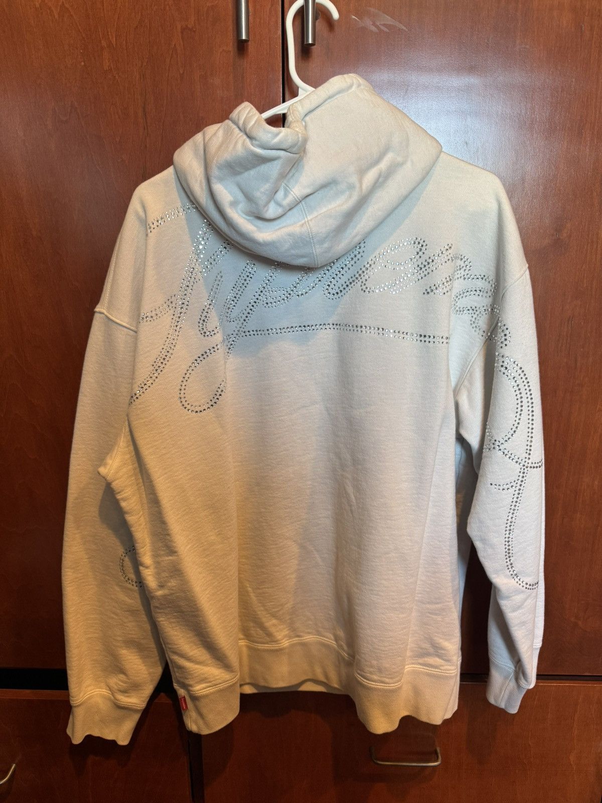 Supreme Supreme Rhinestone Script Hoodie Size US L / EU 52-54 / 3 - 2 Thumbnail