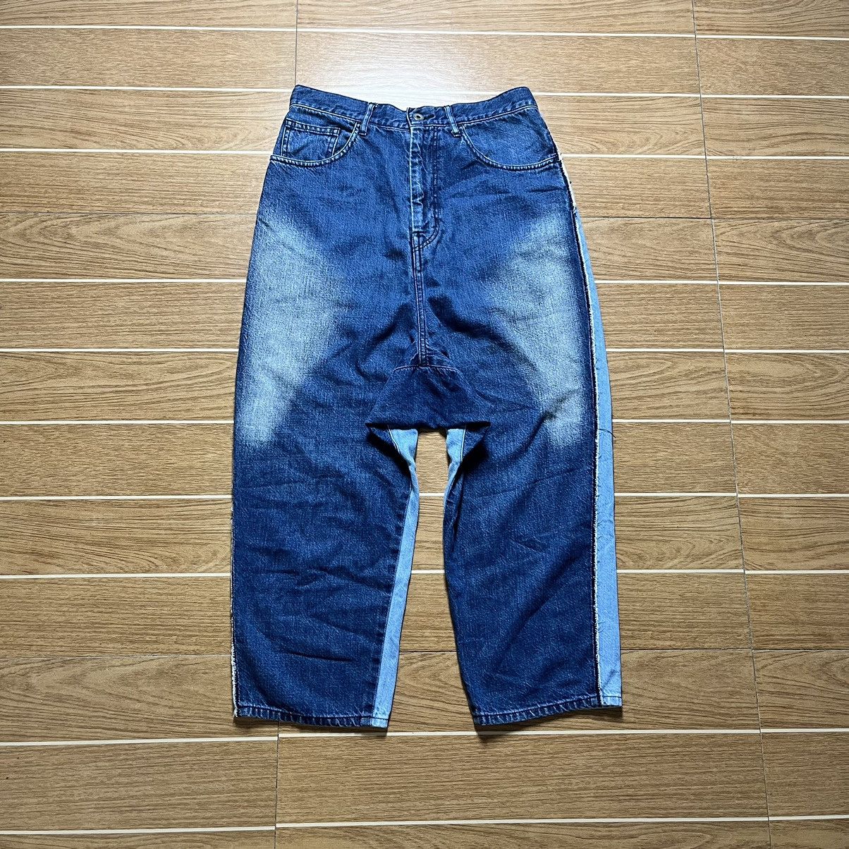 Y's Y's by Yohji Yamamoto Drop Crotch Denim Jeans Size US 29 - 1 Thumbnail
