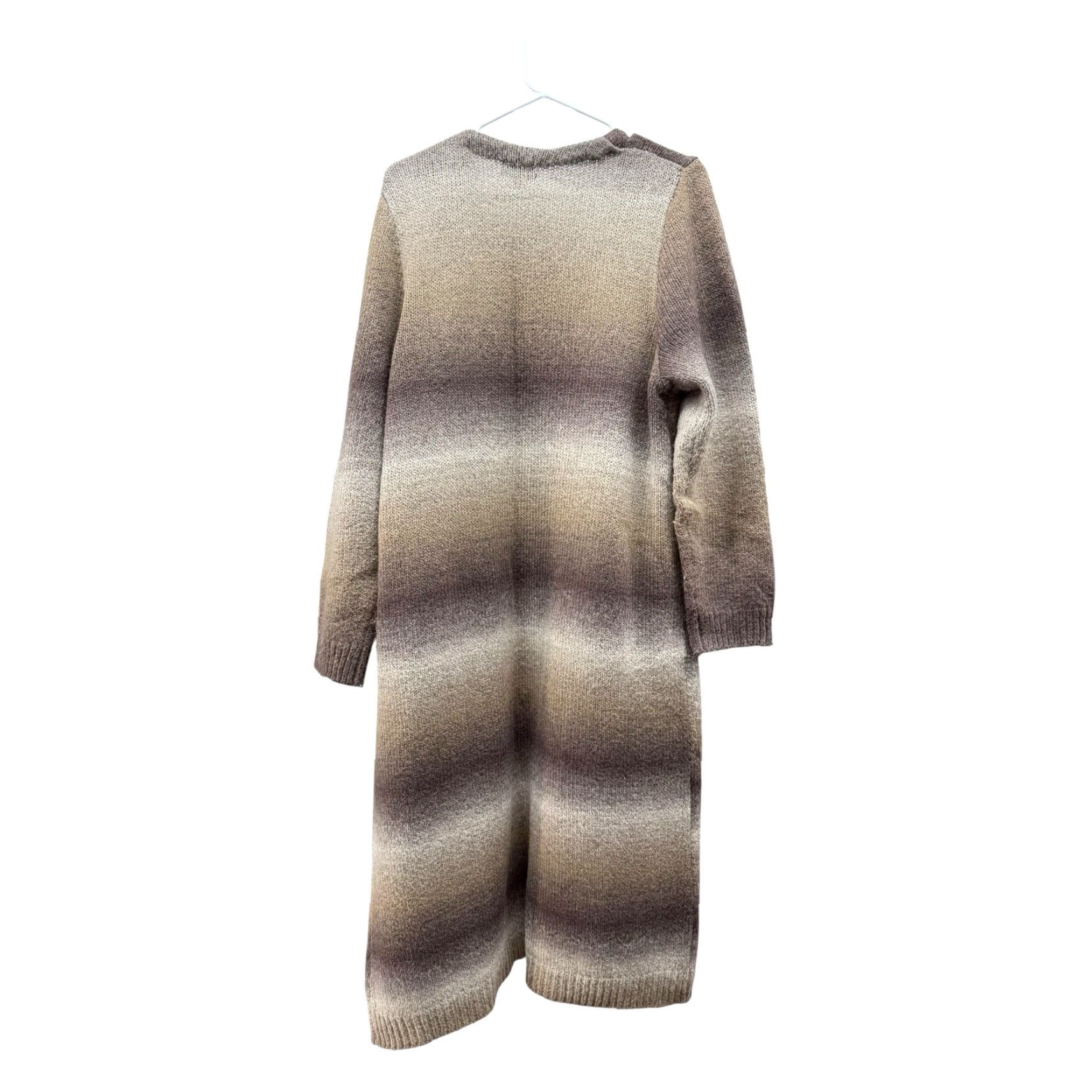 Vintage Joseph A Cardigan Women’s Brown Wool Blend Long Open Front XL Size XL / US 12-14 / IT 48-50 - 2 Thumbnail