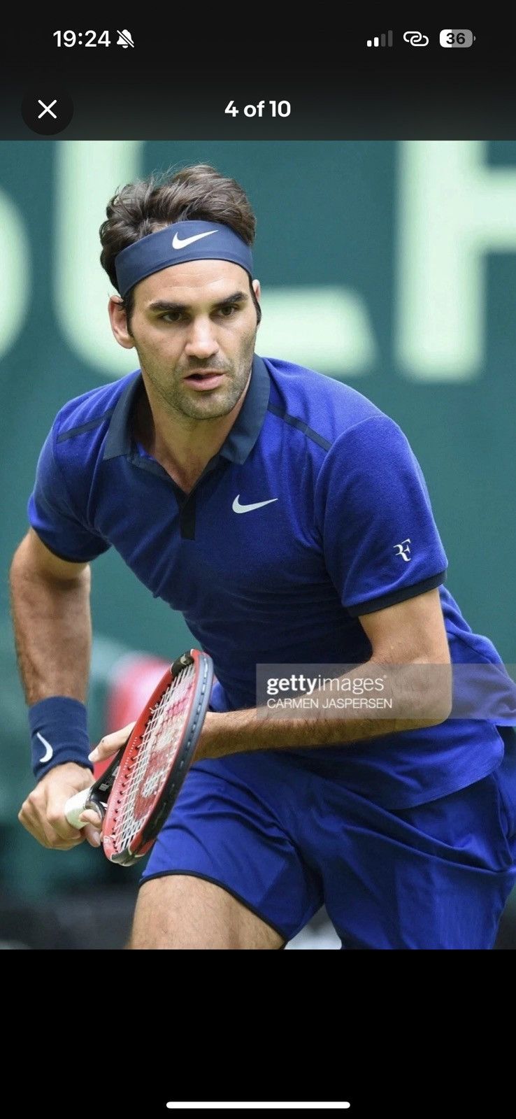Nike Nike Roger Federer RF 2016 French Open Tennis Polo Shirt Size US S / EU 44-46 / 1 - 2 Thumbnail
