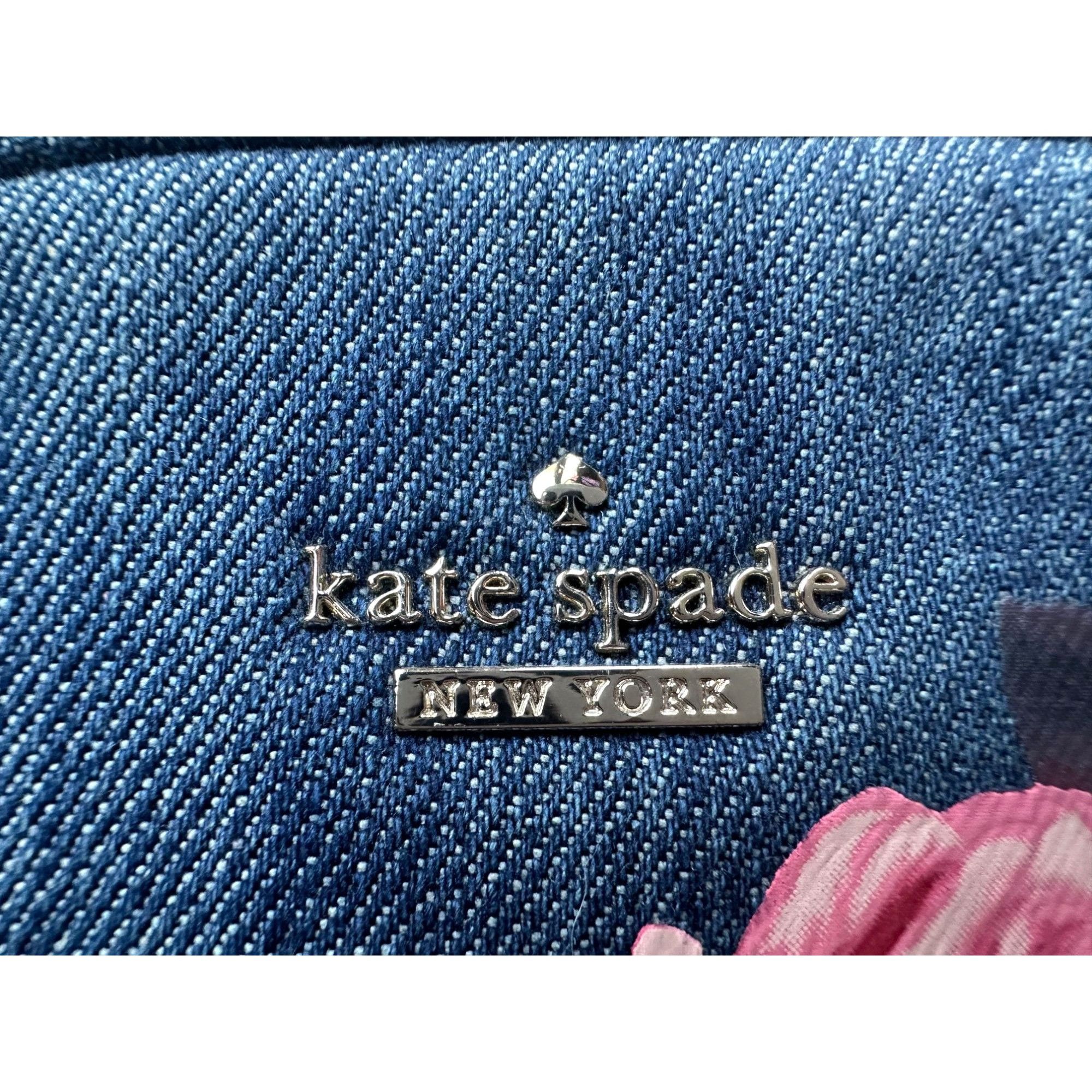 Kate Spade Kate Spade Emerson Place Rose Denim Tinley Crossbody Bag wit Size ONE SIZE - 2 Thumbnail