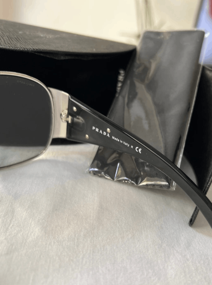 Prada PRADA Sunglasses Flame 2004 Star Mask Fire Chrome Silver Size ONE SIZE - 9 Thumbnail