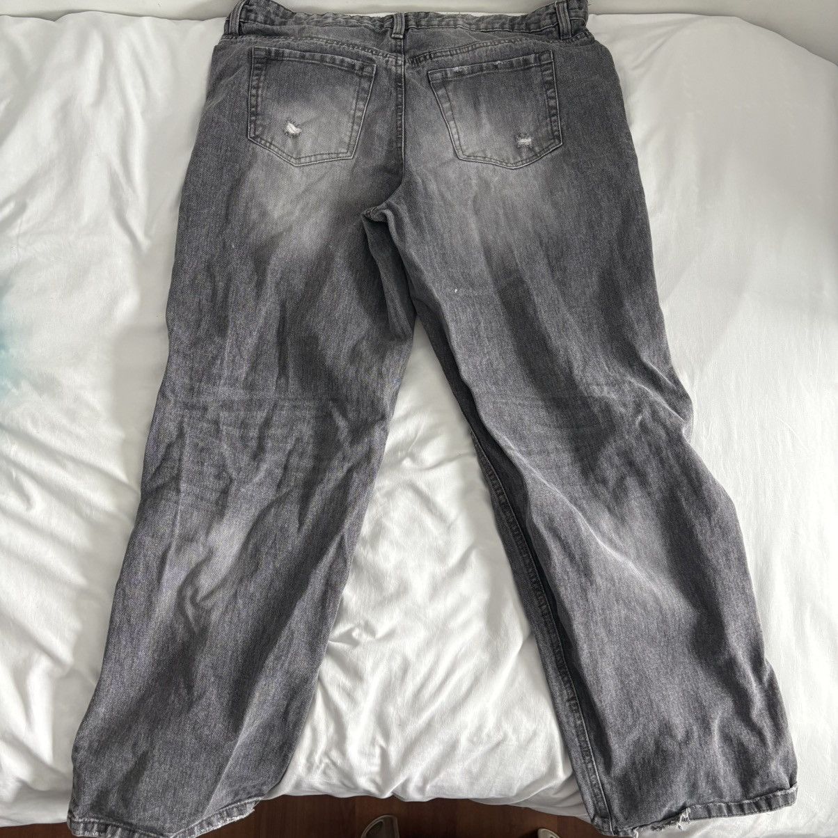 Other Black Ripped Jeans – Bold & Streetwear-Ready 💥 Size 34" / US 12 / IT 48 - 4 Thumbnail