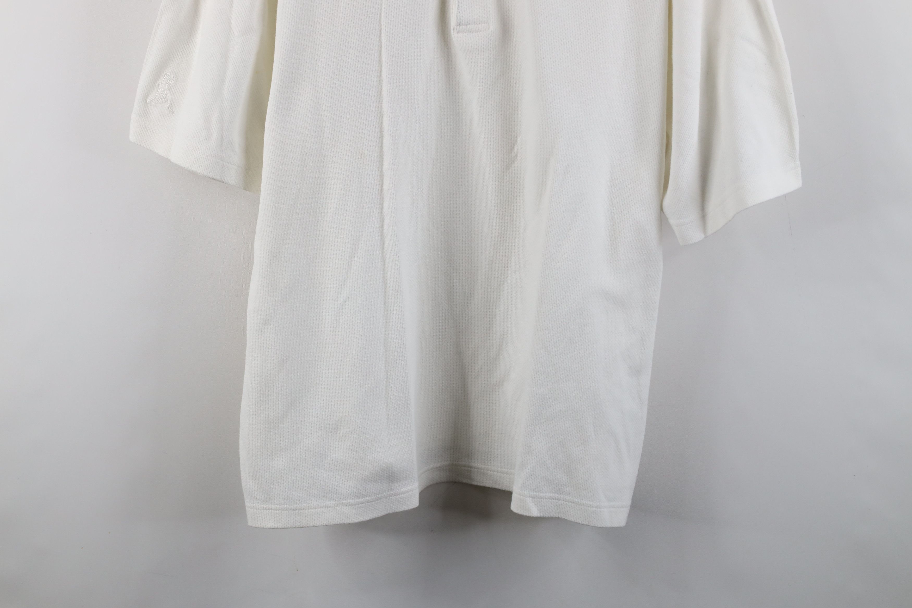 PING × Vintage Vintage 90s Ping Golf Thermal Knit Collared Polo Shirt White Size US L / EU 52-54 / 3 - 3 Thumbnail