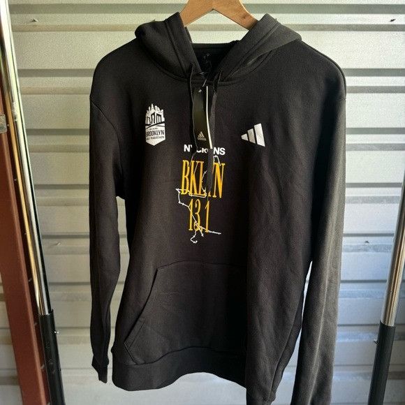 Adidas NWT ADIDAS x NYC RUNS BROOKLYN HALF MARATHON BLACK HOODIES M Size US M / EU 48-50 / 2 - 1 Thumbnail