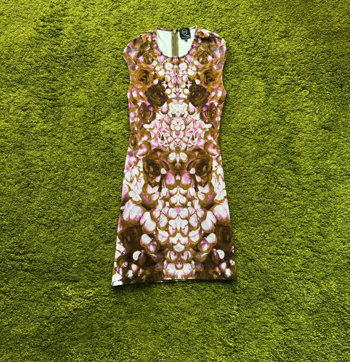 Alexander McQueen × Designer Alexander McQueen avant garde floral pattern dress Size S / US 4 / IT 40 - 1 Thumbnail