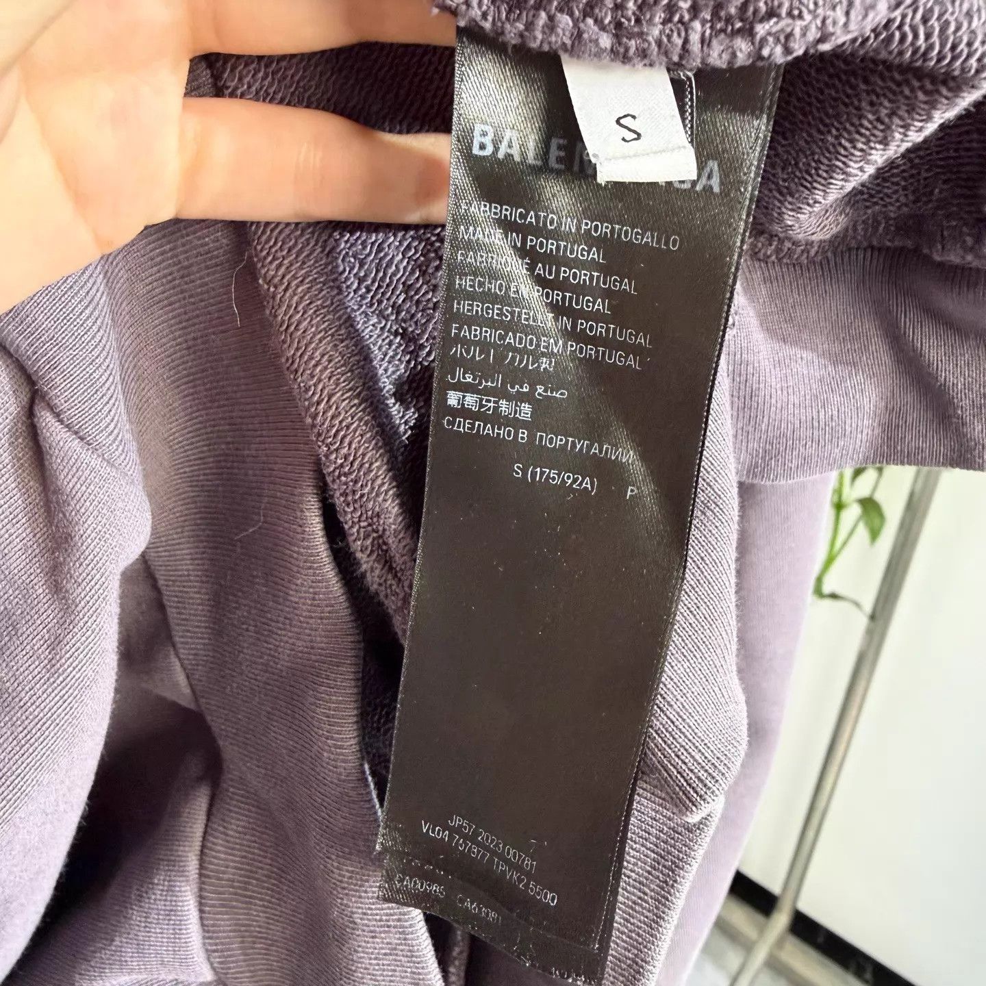 Balenciaga Balenciaga Purple Distressed Logo Hoodie S 99 New Size US S / EU 44-46 / 1 - 4 Thumbnail