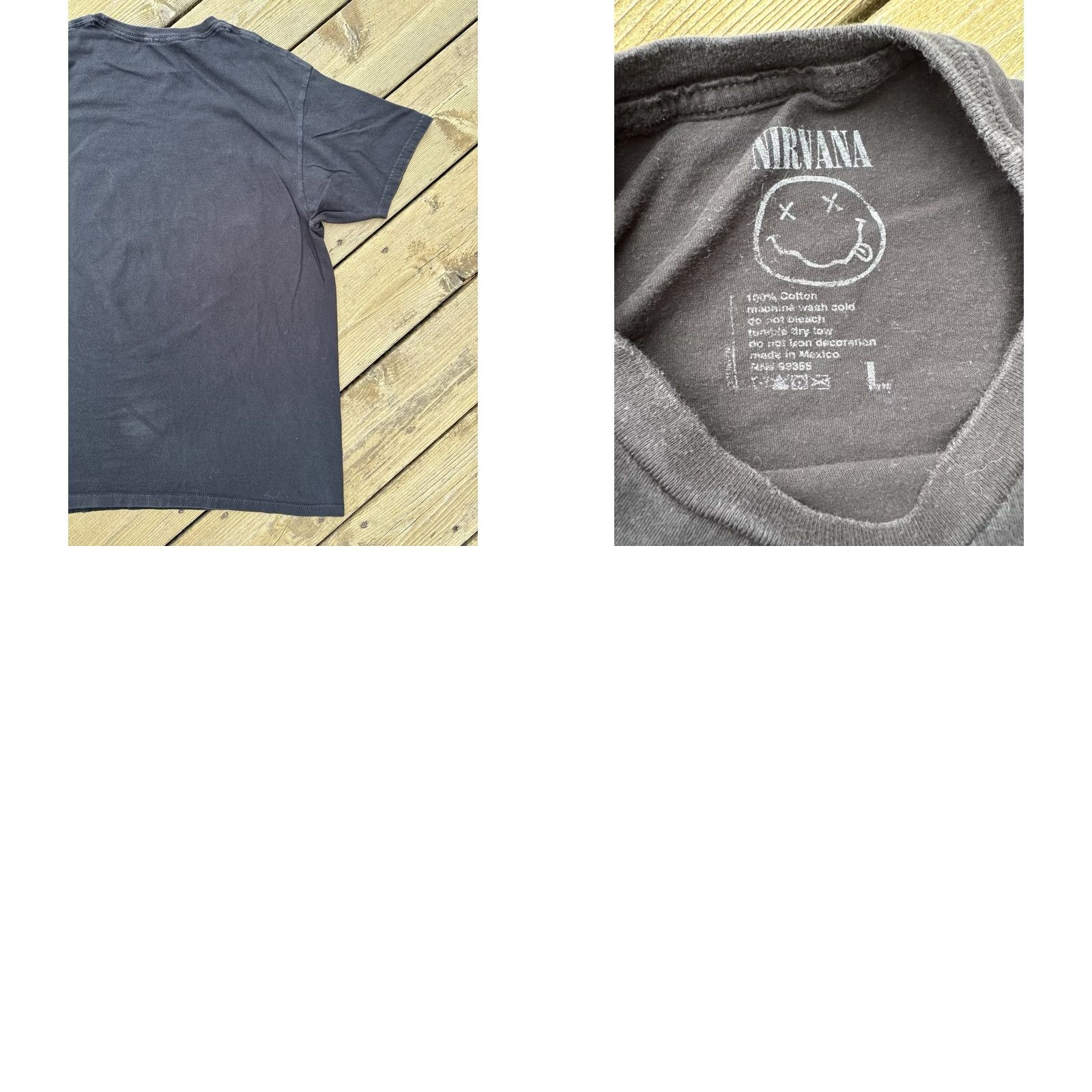 Vintage Nirvana Band T Shirt Come As You Are Seahorse Grunge Black L Mens Size US L / EU 52-54 / 3 - 8 Thumbnail