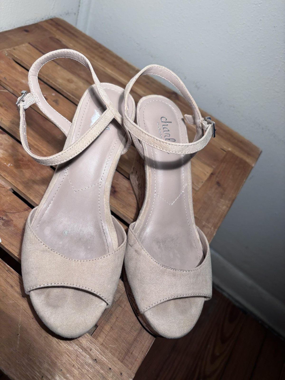 Other Charles David Cork Wedge Sandals Size US 7 / IT 37 - 4 Thumbnail