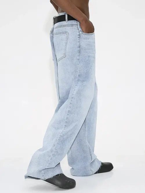Jean Fujita x Jyoge Washed distressed loose baggy jeans y2k Size US 32 / EU 48 - 7 Thumbnail