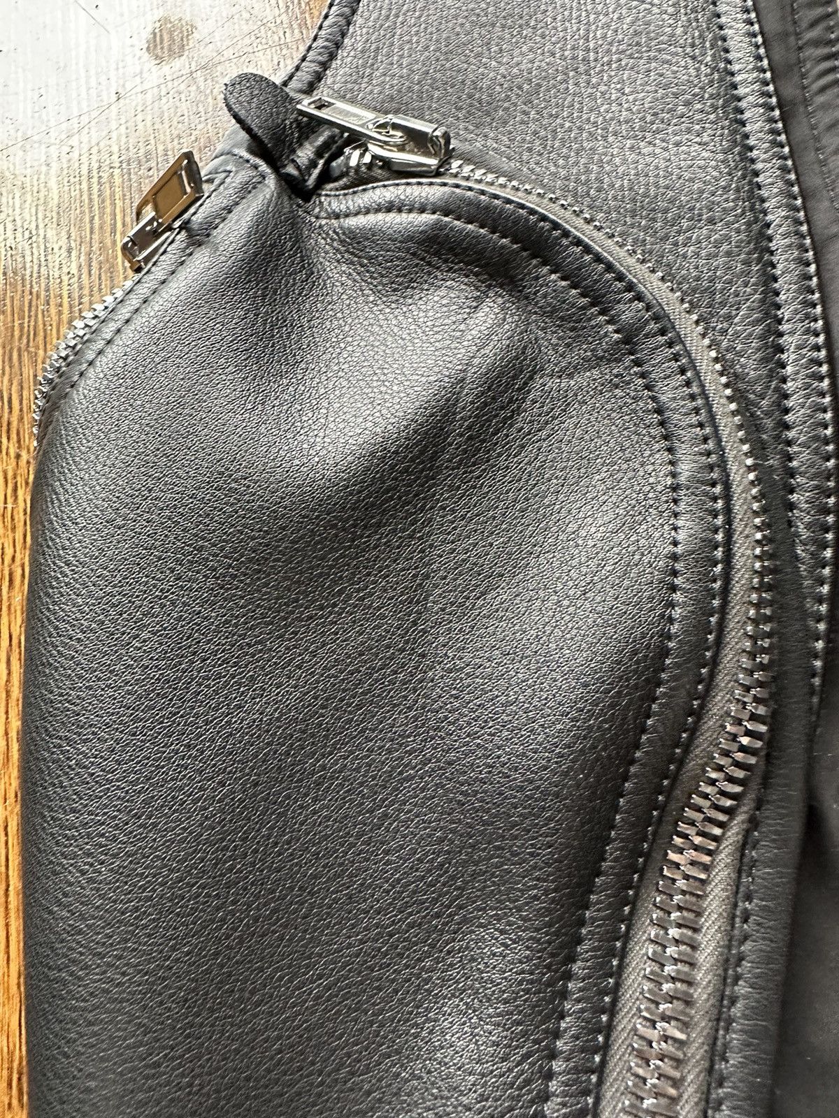 Rick Owens Rick Owens Phlegethon Leather Bauhaus Vest 48 Size US M / EU 48-50 / 2 - 2 Thumbnail