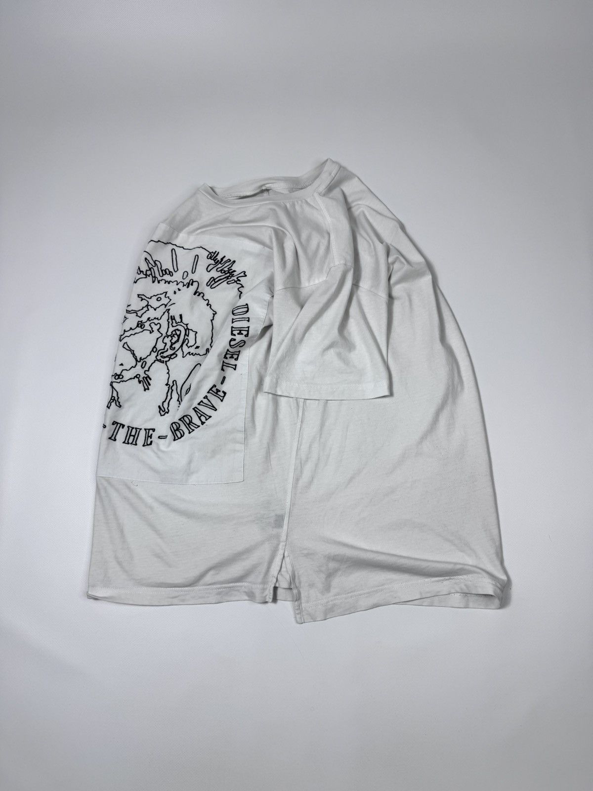 Diesel Vintage Diesel Y2k Big Logo Short Sleeve T-Shirt Size US XL / EU 56 / 4 - 12 Thumbnail