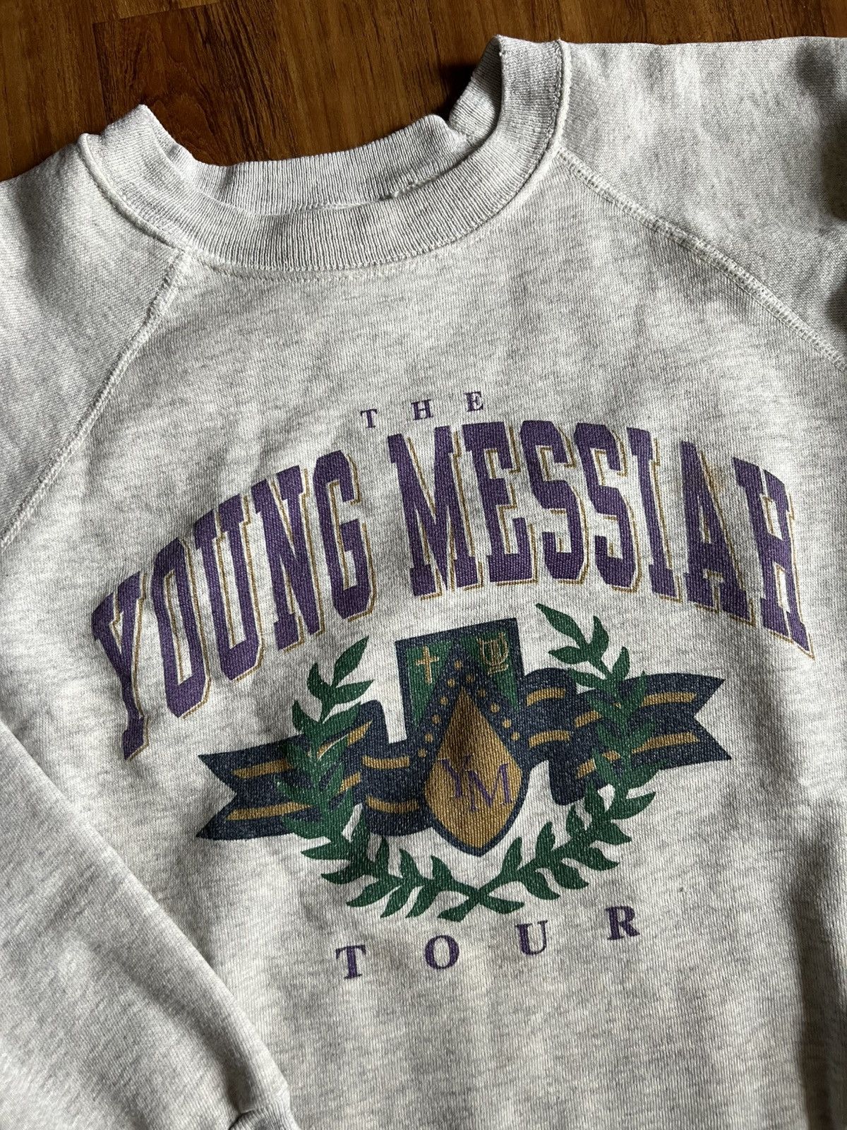 Vintage Vintage religion “The Young Messiah Tour” crewneck sweater Size US L / EU 52-54 / 3 - 2 Thumbnail