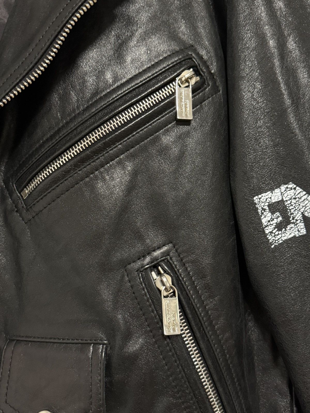 Enfants Riches Deprimes Bad Childhood Leather Jacket Size US L / EU 52-54 / 3 - 5 Thumbnail