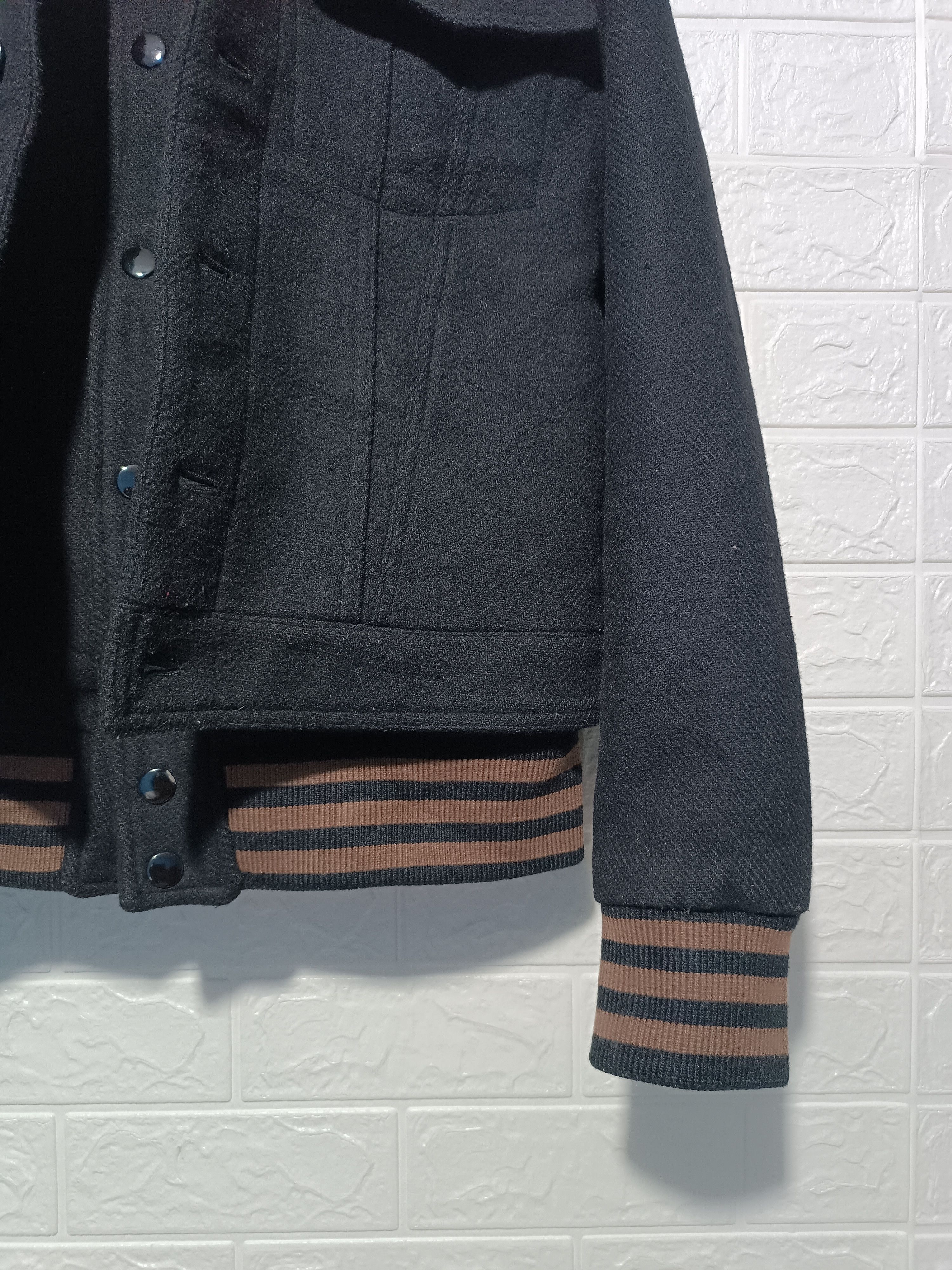 Japanese Brand Rare💥Stud Double Layer Wool Trucker Jacket Size US M / EU 48-50 / 2 - 6 Thumbnail