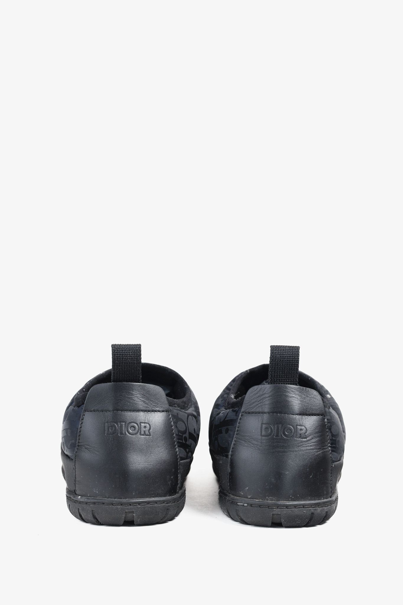 Dior Dior Black Super Dior Oblique Quilted Nylon Snow Slippers Size US 6 / EU 39 - 3 Thumbnail