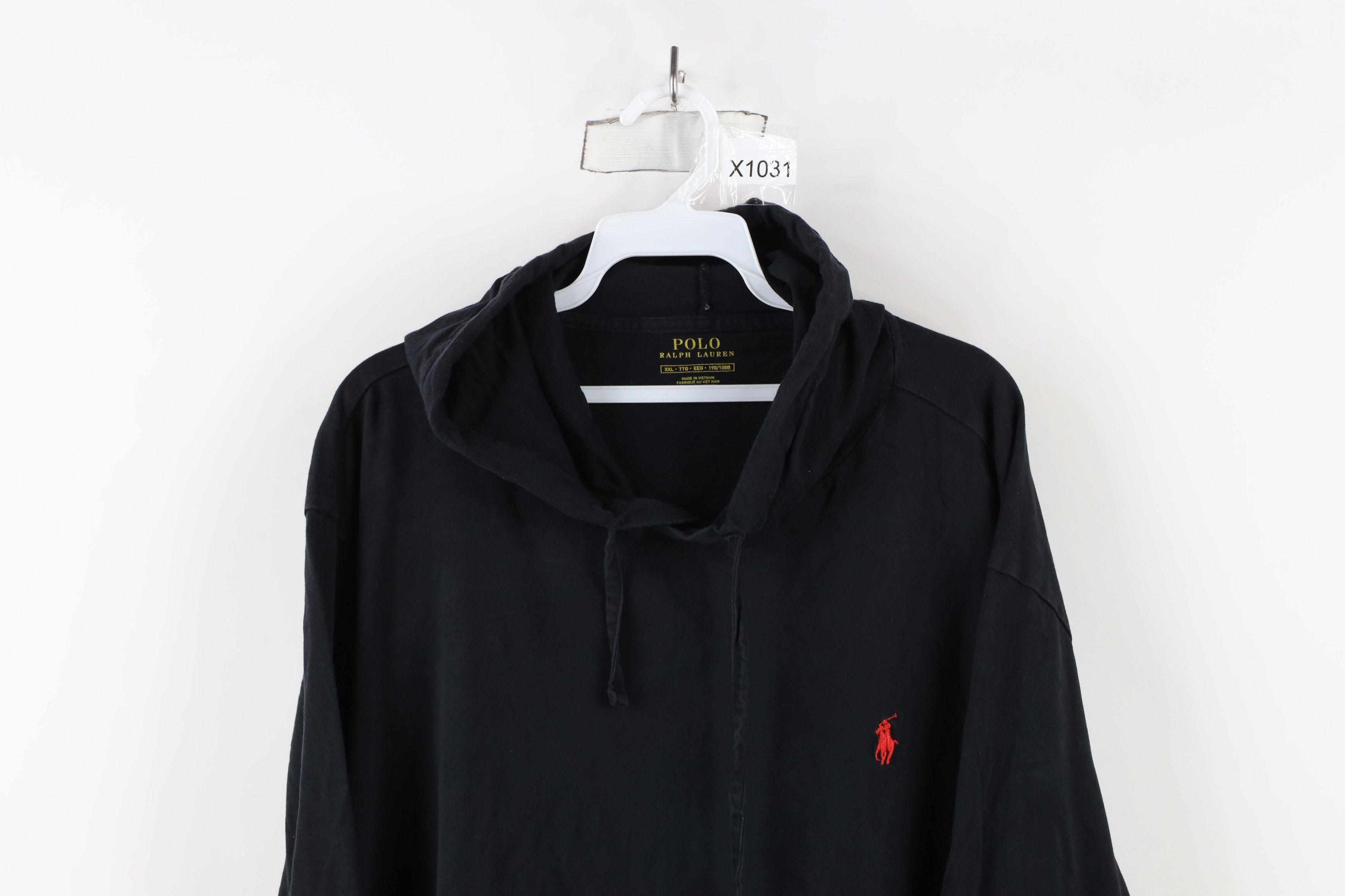 Ralph Lauren × Vintage Ralph Lauren Logo Lightweight Hooded Long Sleeve T-Shirt Size US XXL / EU 58 / 5 - 2 Thumbnail